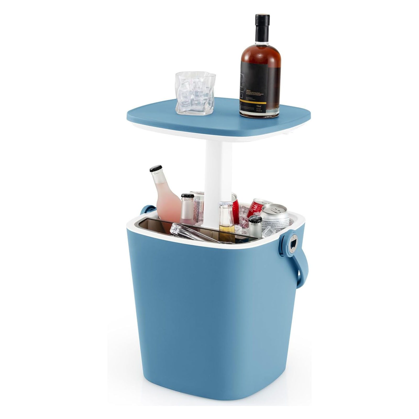 KOMFOTTEU Gartentisch 3 in 1 Cocktailtisch, günstig online kaufen