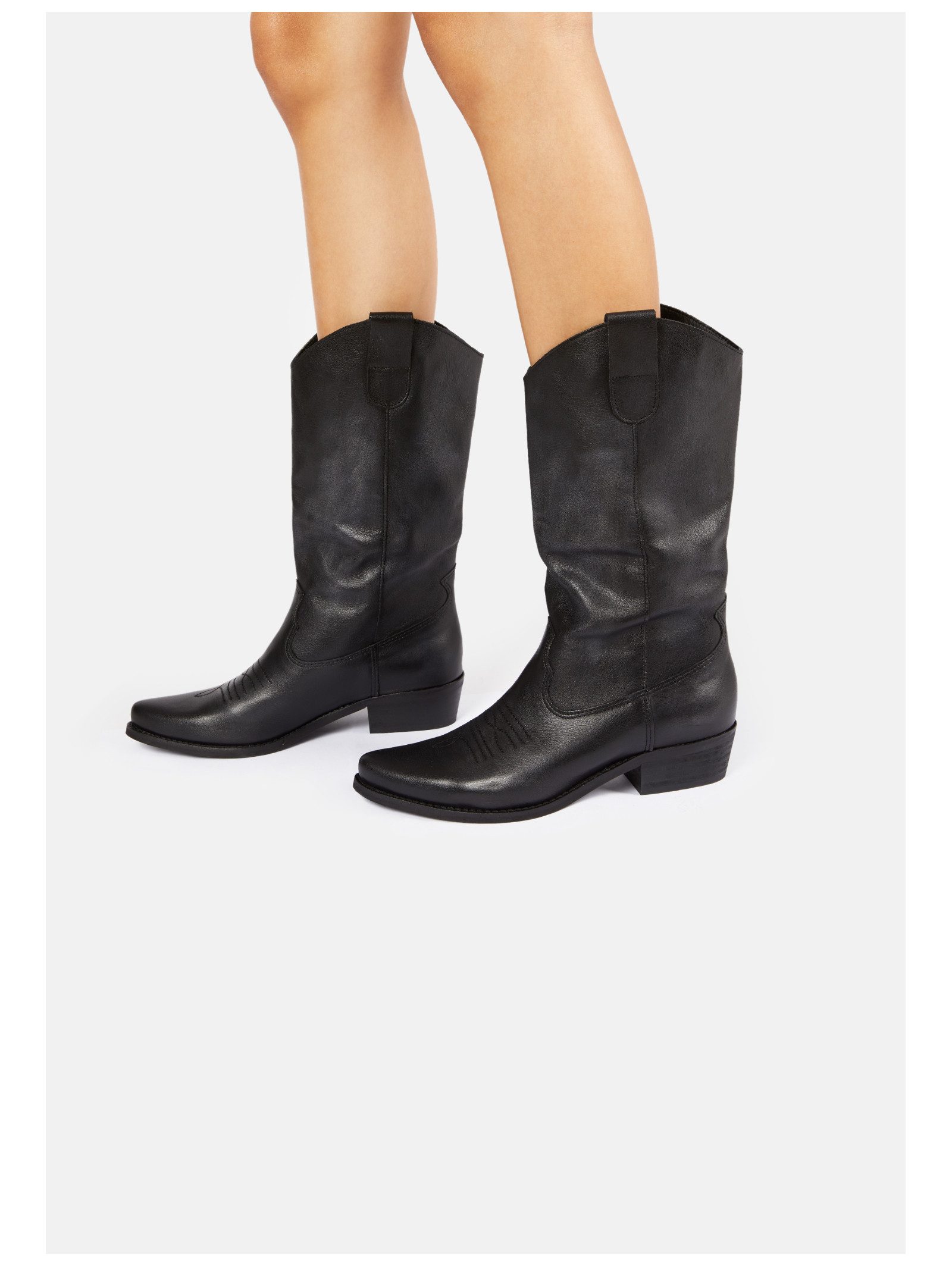 Felmini Stiefel Leder . Bikerboots