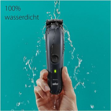 Braun Haarschneider All-In-One Bartpflege Bodygroomer Set, 17-in-1 Barttrimmer fur Herren, Elektrischer Bartschneider und Rasierer zum Trimmen Stylen Rasieren, Professionelles Bart- und Haarstyling: Das 17-in-1 Styling Set