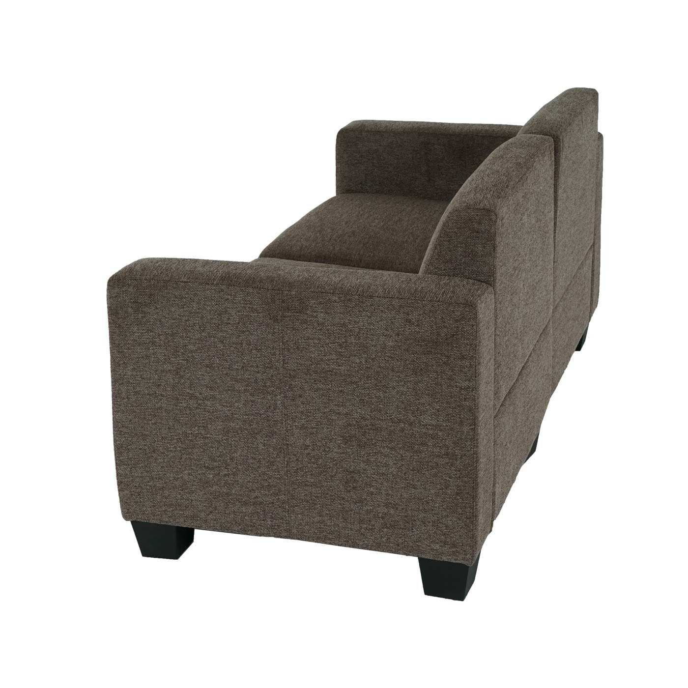 MCW 2-Sitzer Moncalieri-2-S, 2 Teile, Clipsystem, Moderner Lounge-Stil, Abgerundete Ecken und Kanten