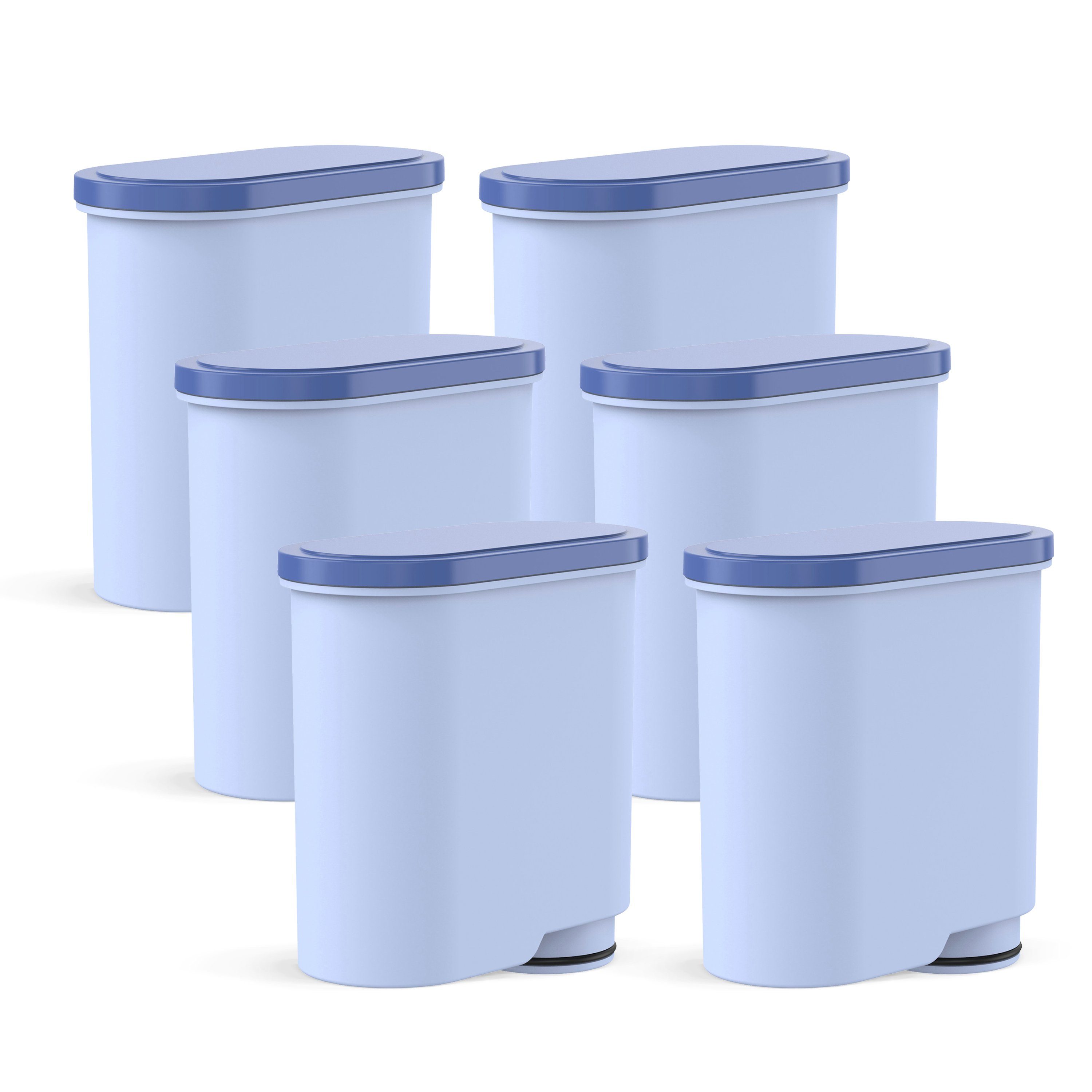 Comedes Wasserfilter 6er Set einsetzbar statt Philips Saeco CA6903, Zubehör für einsetzbar statt Saeco CA6903/00, Saeco CA6903/01, Philips CA6903/22, Philips CA6903/10, einsetzbar statt Saeco CA6903, Philips CA6903 AquaClean