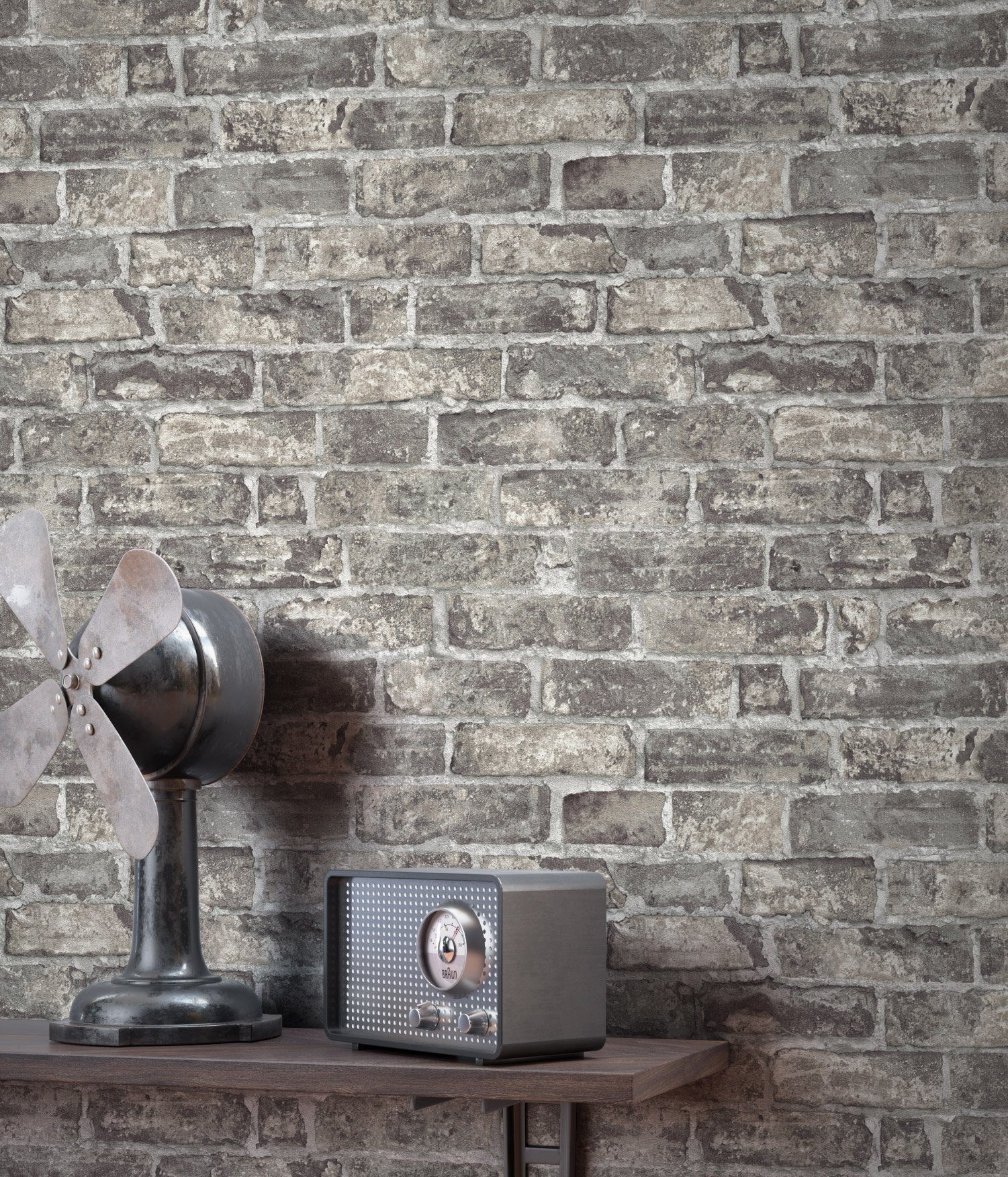 Newroom Vliestapete, Grau Tapete Industrial Stein - Steintapete Steinwand  Rustikal Modern Mauer Klinker für Wohnzimmer Schlafzimmer Küche online  kaufen | OTTO