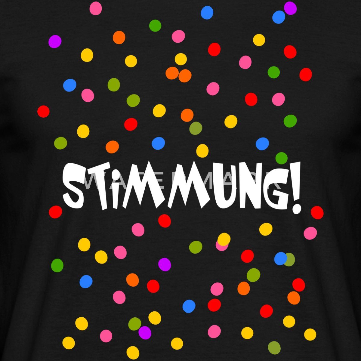 Spreadshirt T-Shirt Stimmung Konfetti Fasching Karneval Männer T-Shirt (1-t günstig online kaufen