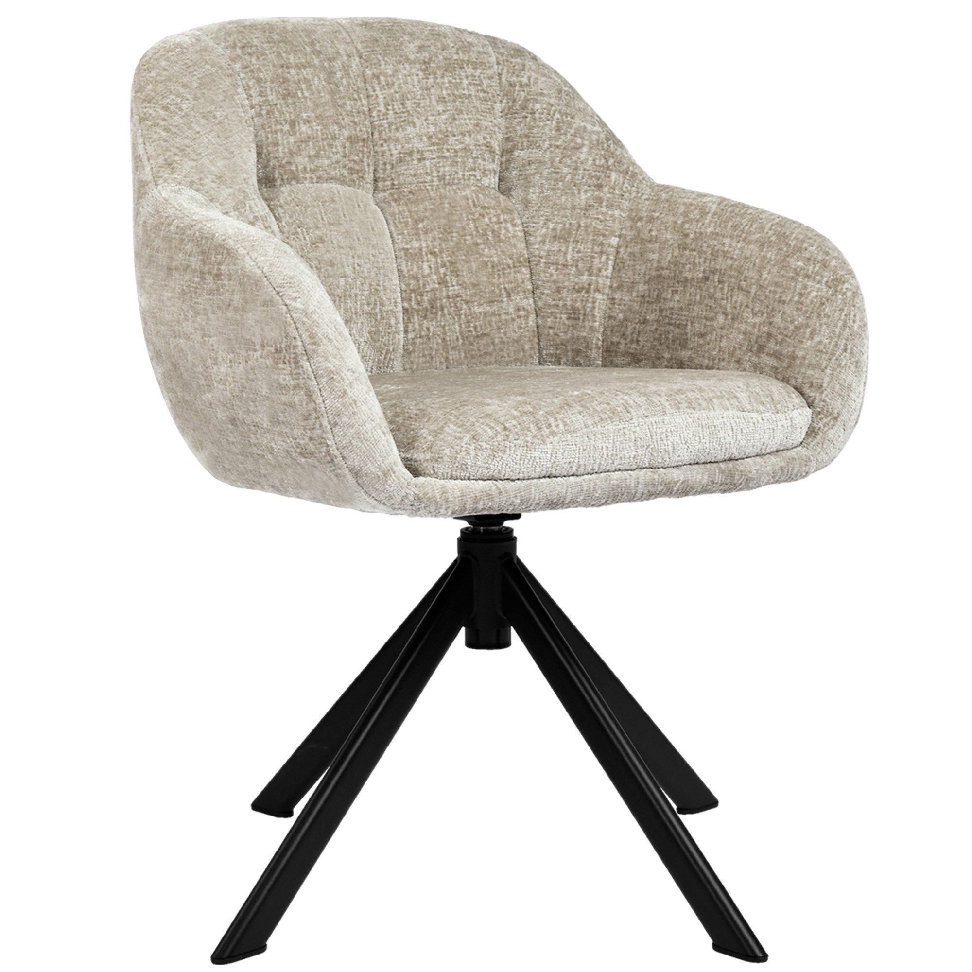 Duhome Loungesessel (9-213A), Armlehnstuhl aus Chenille-Stoff, Schminktisch Stuhl 360° drehbar