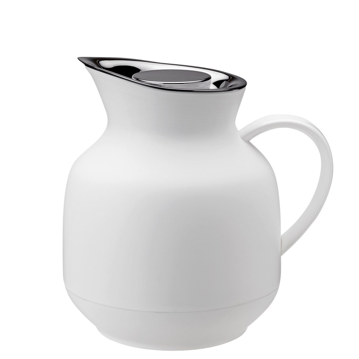 (Einzeln) 1 Amphora Liter, Tee Isolierkanne Stelton Weiß
