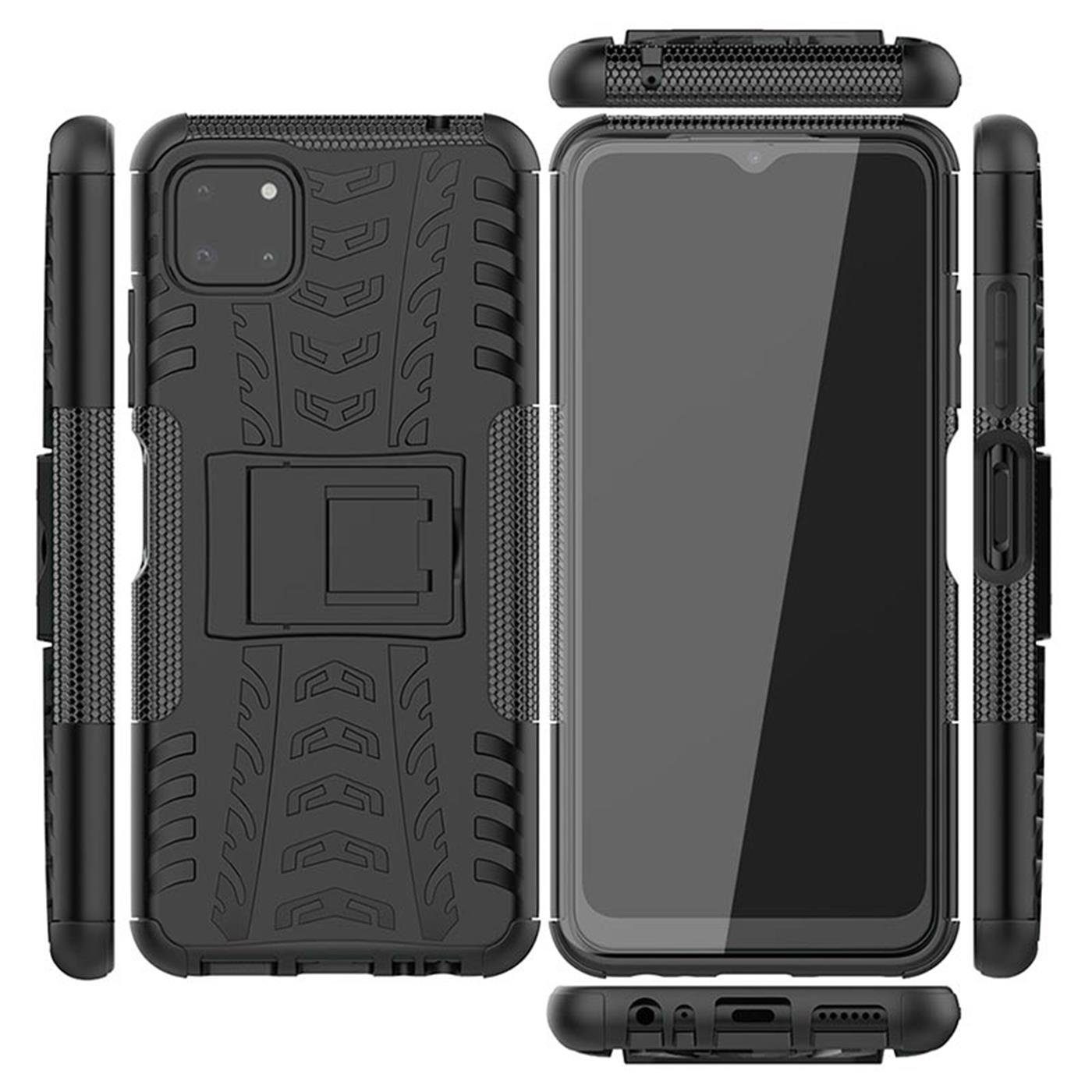 CoolGadget Handyhülle Outdoor Case Hybrid Cover für Samsung Galaxy A22 5G 6,6 Zoll, Schutzhülle extrem robust Handy Case für Samsung A22 5G Hülle