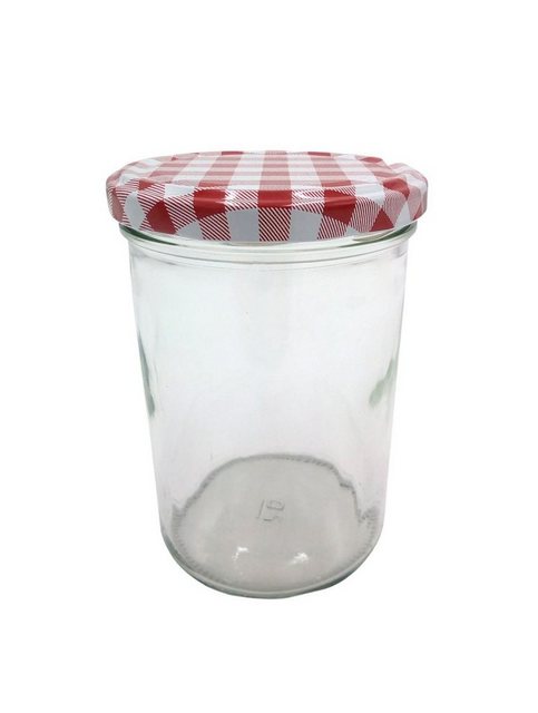 EmSy Einmachglas “1 x EMSY Schraubdeckelglas 440ml Einmachglas Sturzglas Vorrats Glas Einweckglas”, Glas