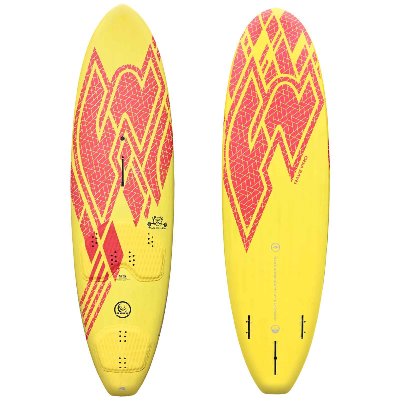F2 Windsurfboard F2 Windsurfboard Rave HD 85 l Gelb/Rot 2024/25, Surfbrett