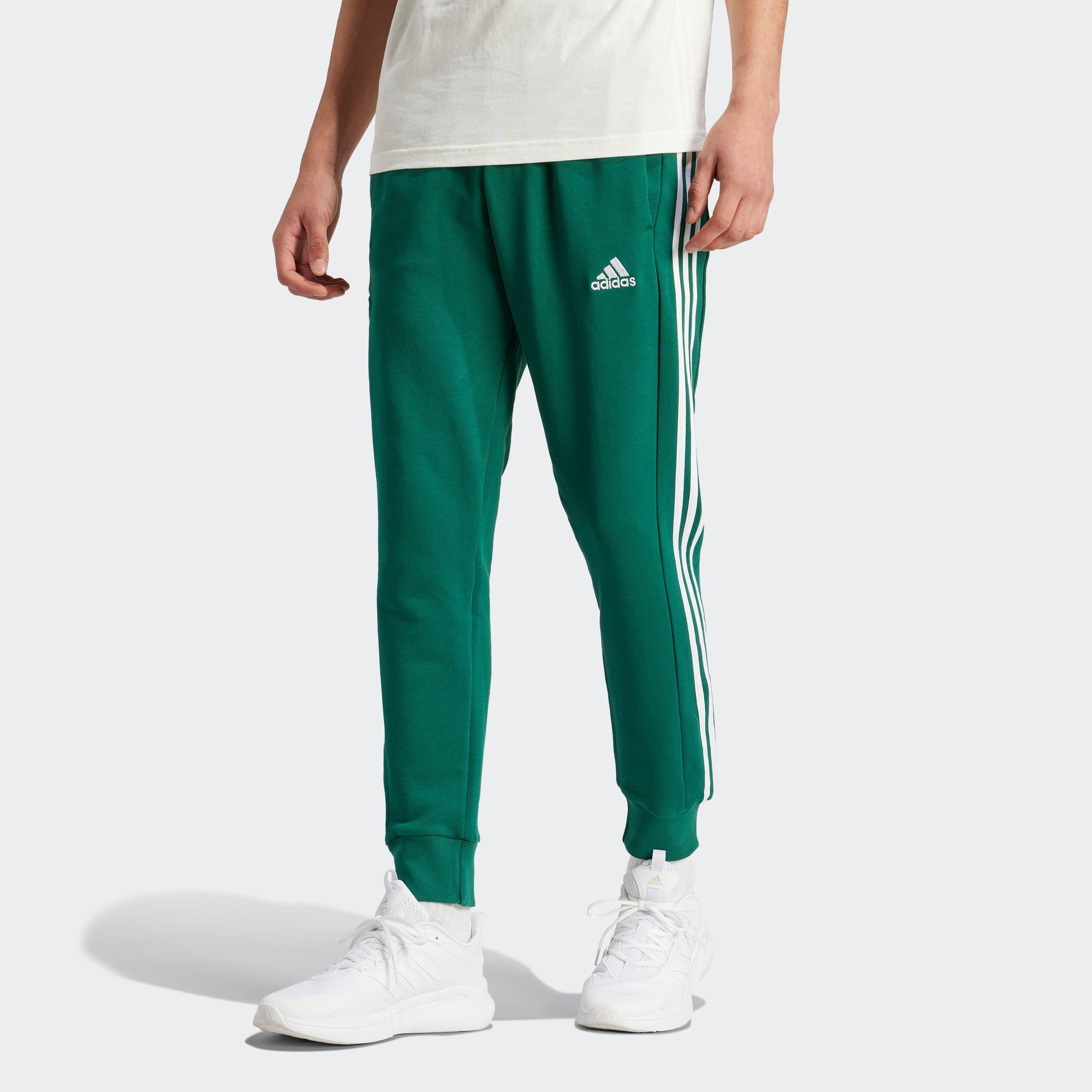 adidas Sportswear Sporthose ESSENTIALS FRENCH TERRY TAPERED CUFF 3STREIFEN HOSE (1-tlg)