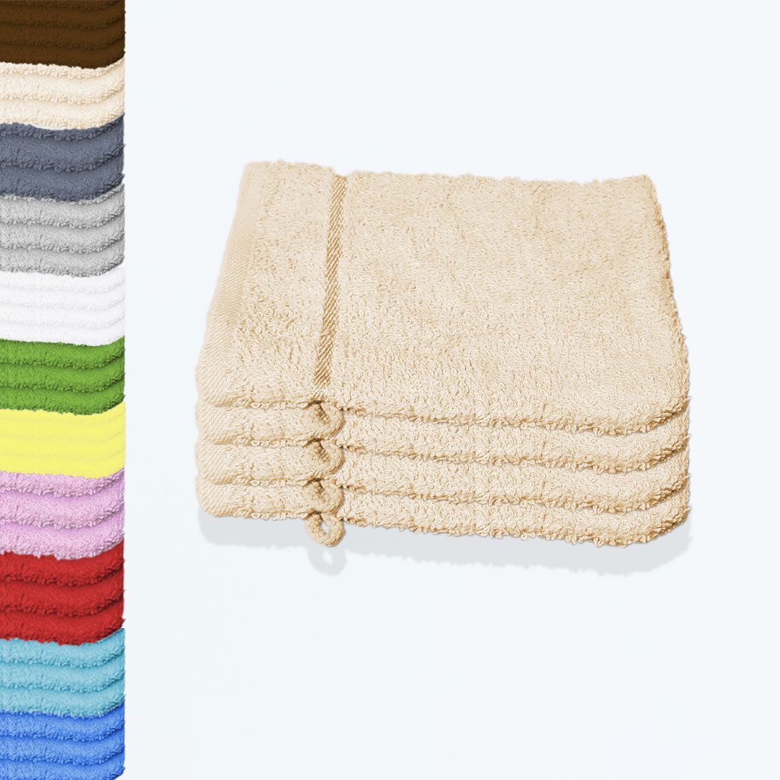 Waschhandschuh Premium Waschhandschuhe, Waschlappen Set