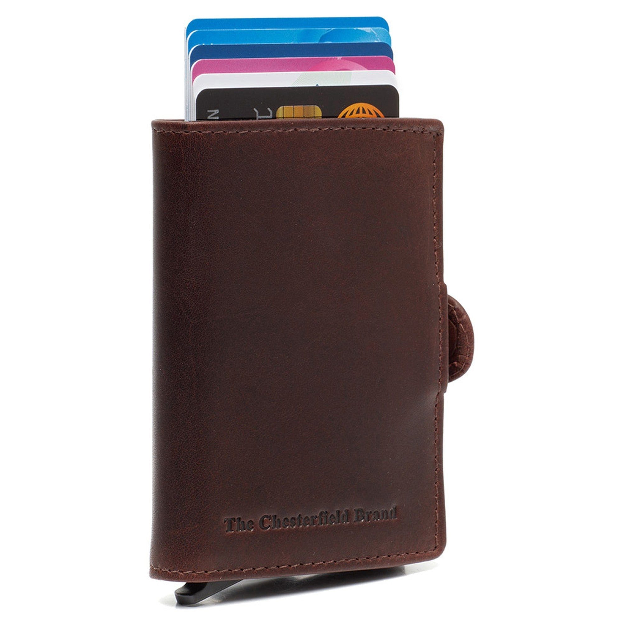 The Chesterfield Brand Kartenetui Lagos - Kreditkartenetui 6cc 10 cm RFID (braun)