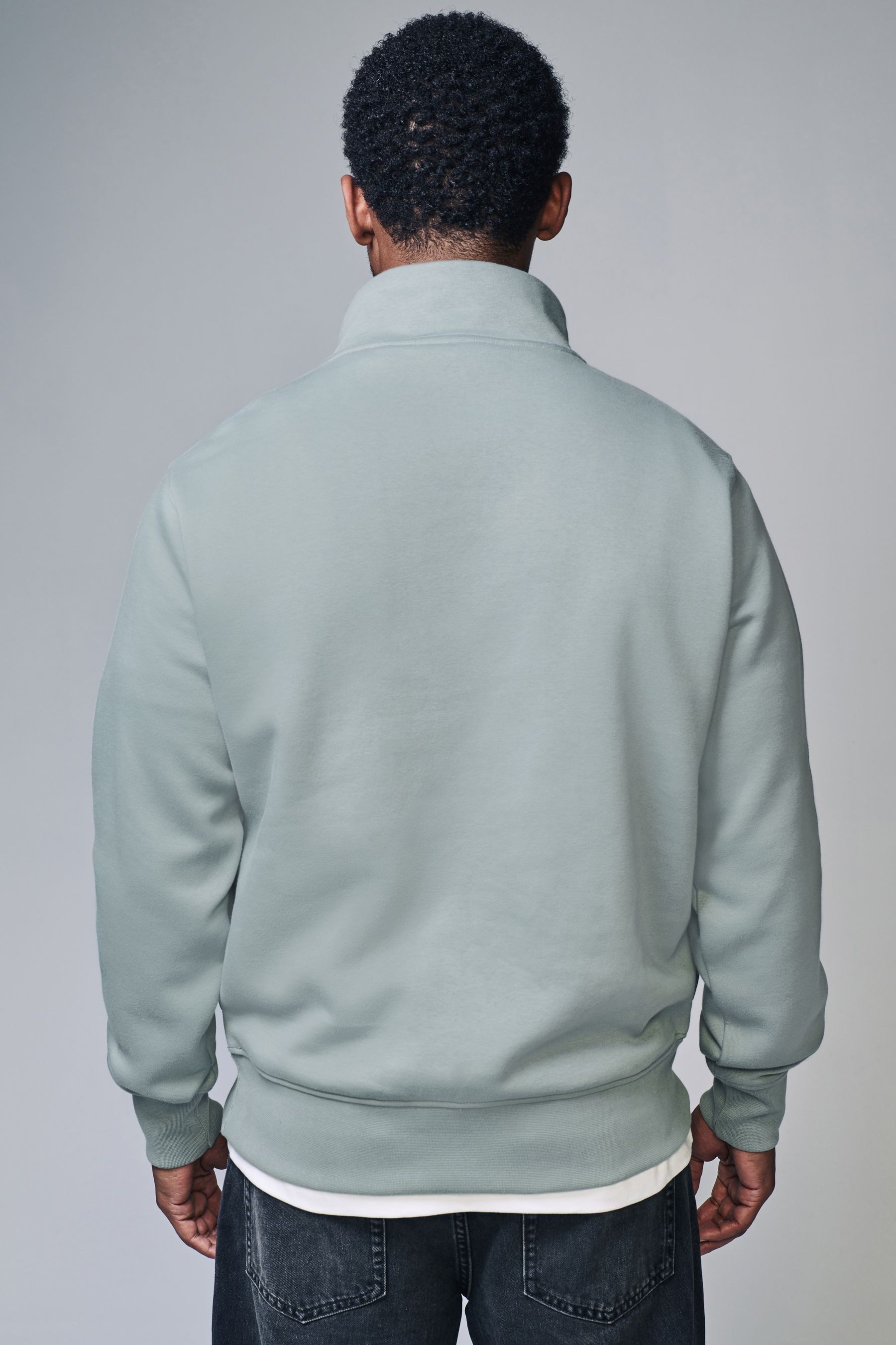 Next Sweater Troyer-Sweatshirt aus Jersey mit günstig online kaufen