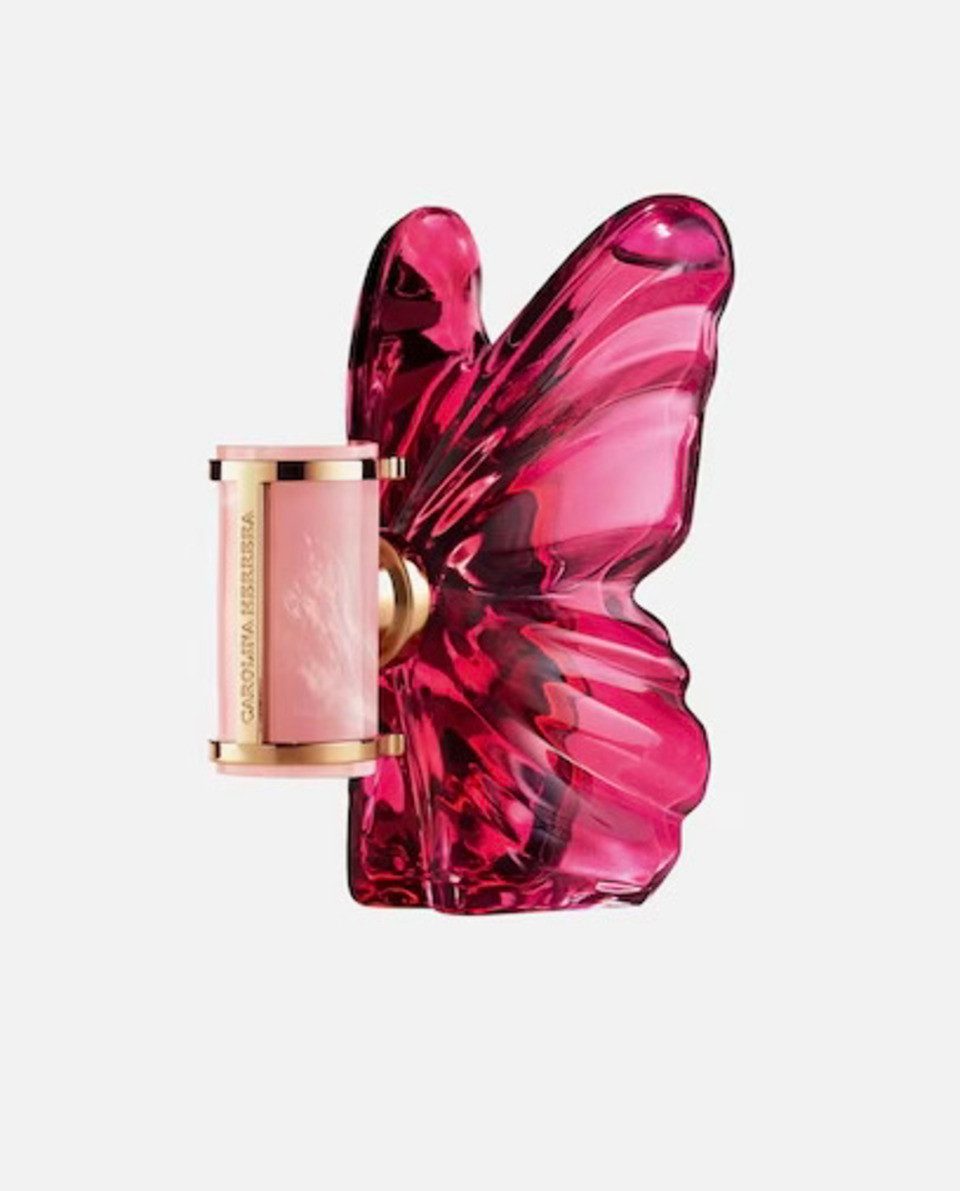 Carolina Herrera Eau de Parfum La Bomba Damenduft 80ml mit fruchtig-blumiger Signatur, Schmetterlings-Flakon, fruchtig-blumig, moderne feminine Signatur