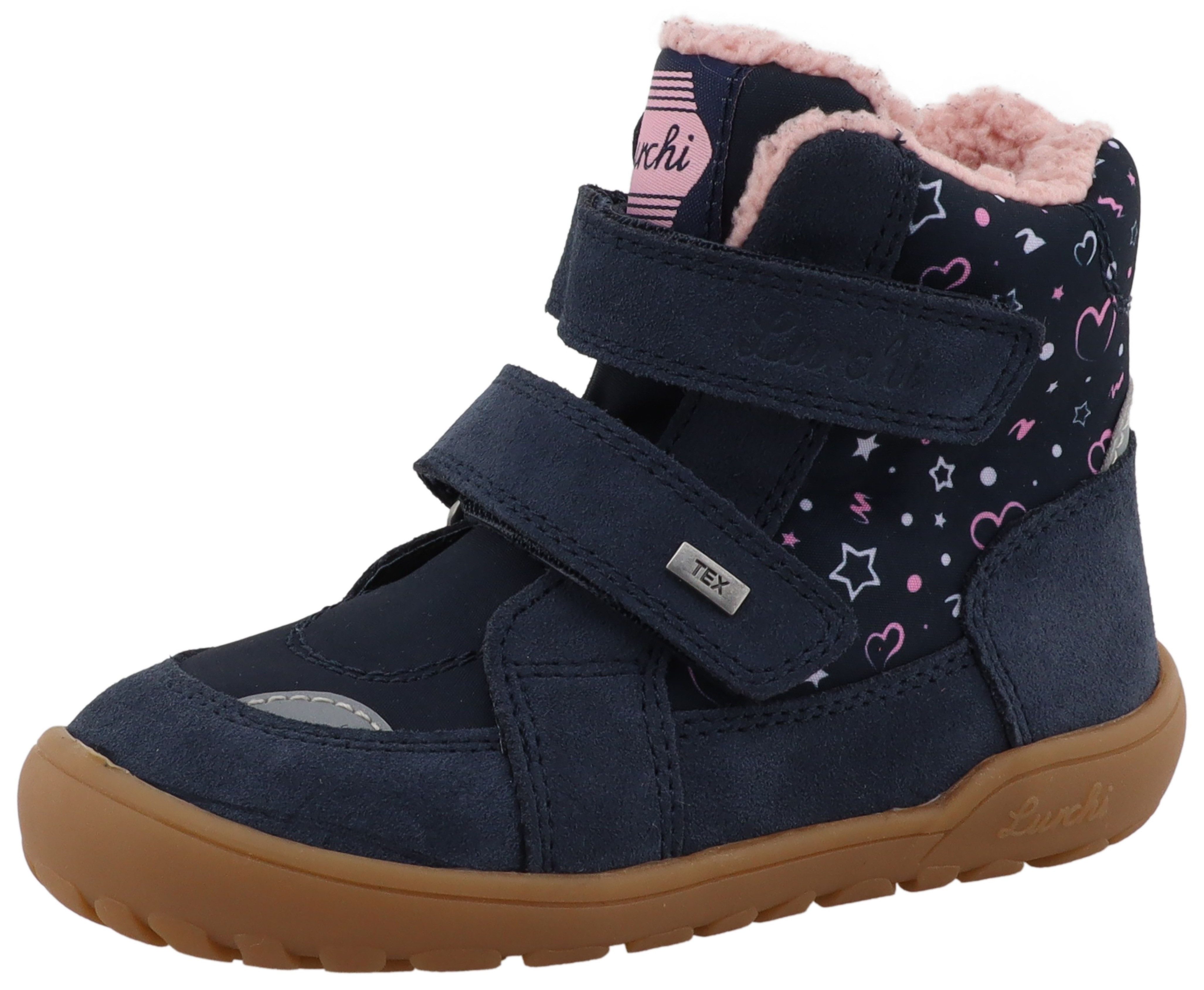 Lurchi Jilly Barefoot-TEX Barfußschuh Klettschuh mit Warmfutter, Größenschablone zum Download