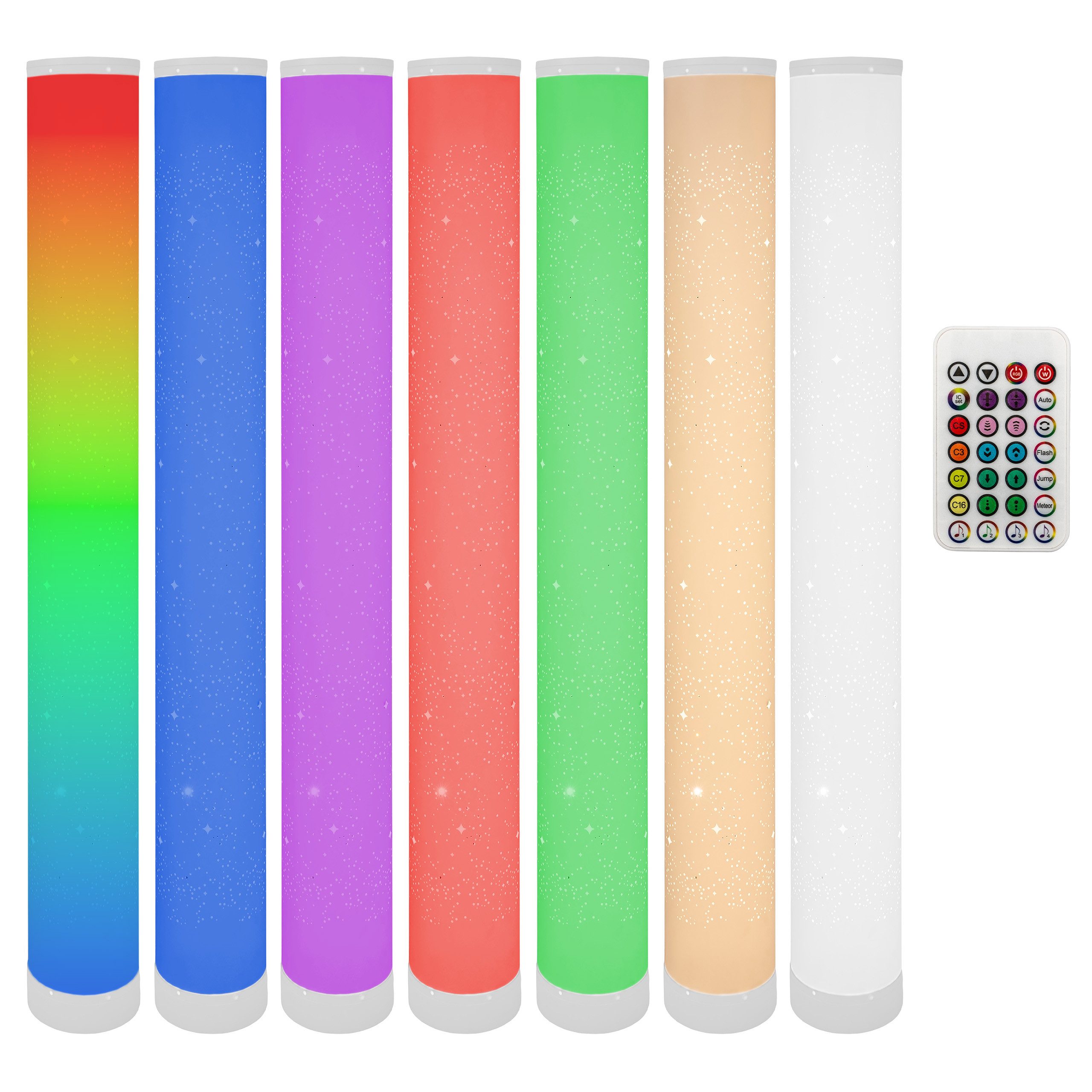 BONETTI LED Stehlampe LED Lichtsäule mit 8 Lichtfarben und praktischer Fern günstig online kaufen
