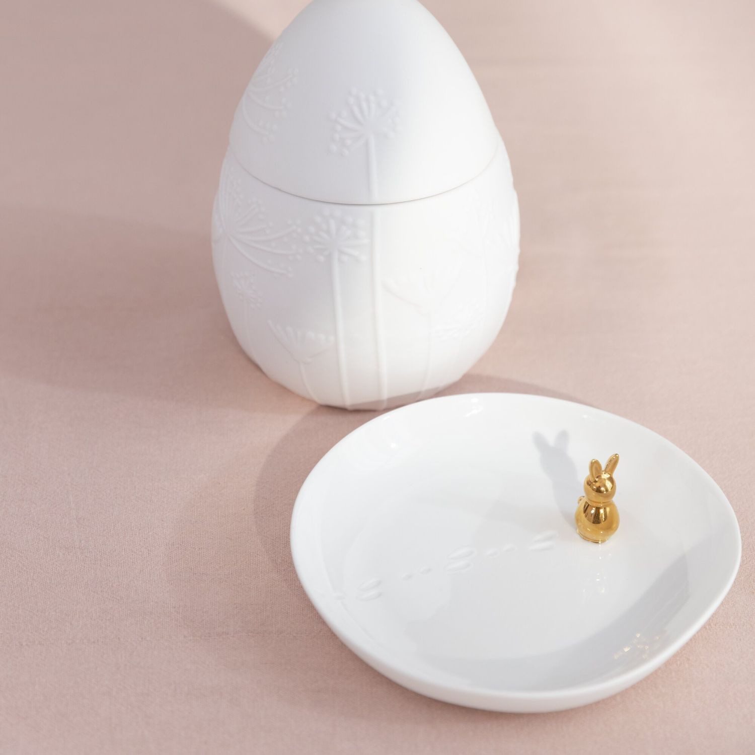 Räder Design Schale Goldhase, Porzellan
