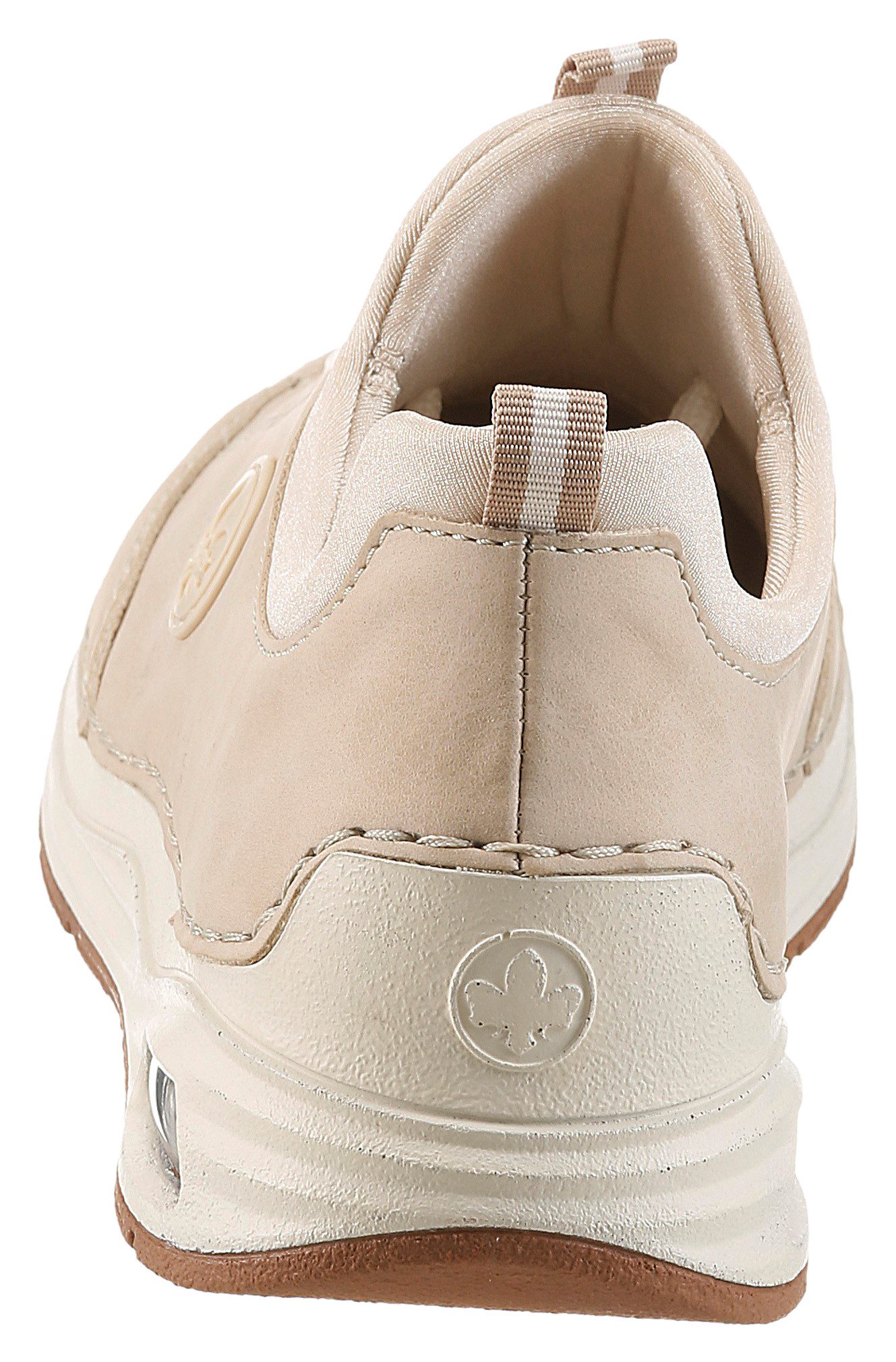 Rieker Slip-On Sneaker Schlupfschuh, Freizeitsneaker, Halbschuh mit elastischem Einstieg