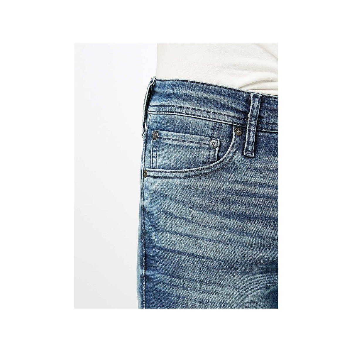 Straight-Jeans blau regular (1-tlg) Jones Jack &