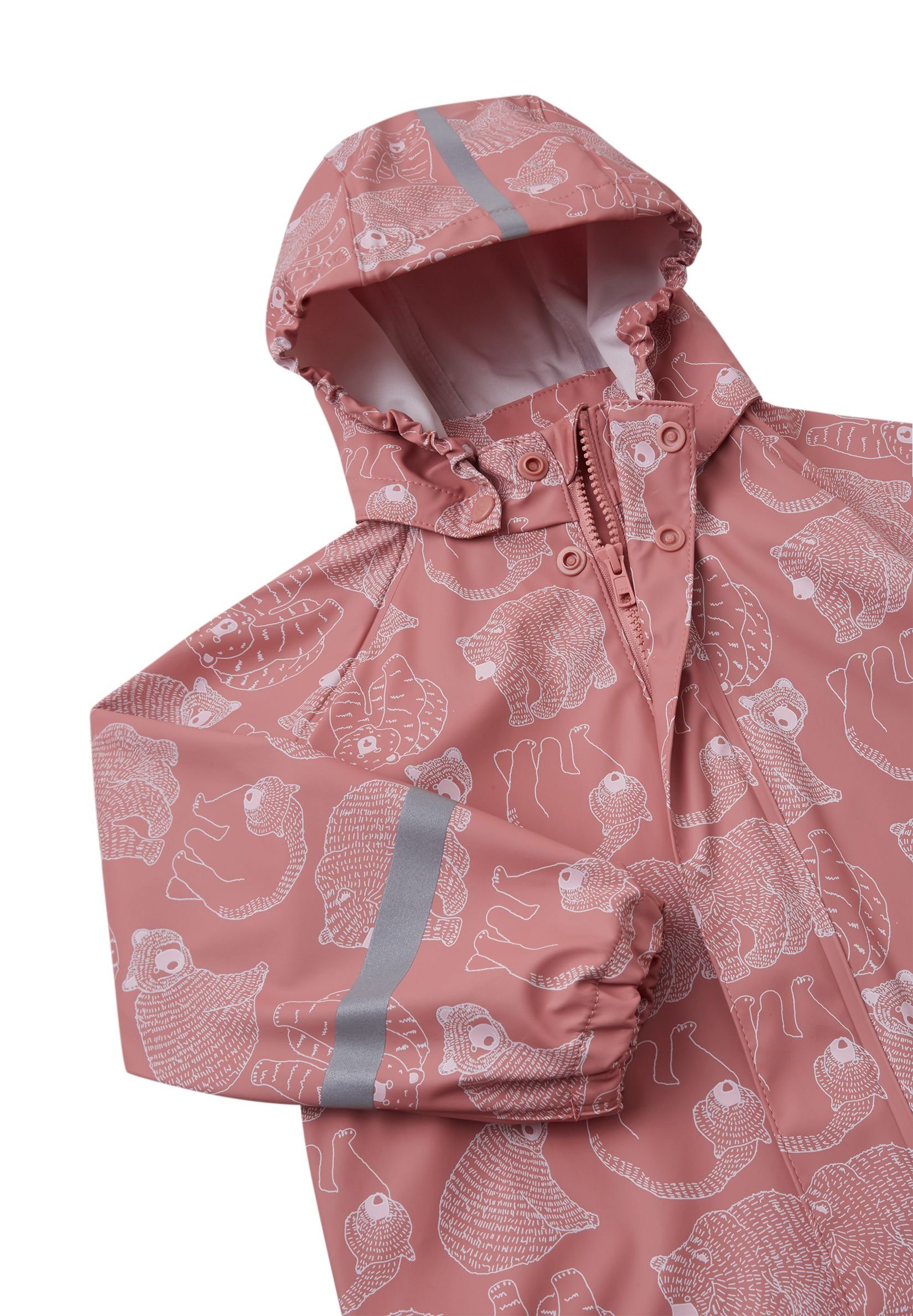 Regenjacke wasserdicht, ungefüttert Rose Vesi blush reima und winddicht