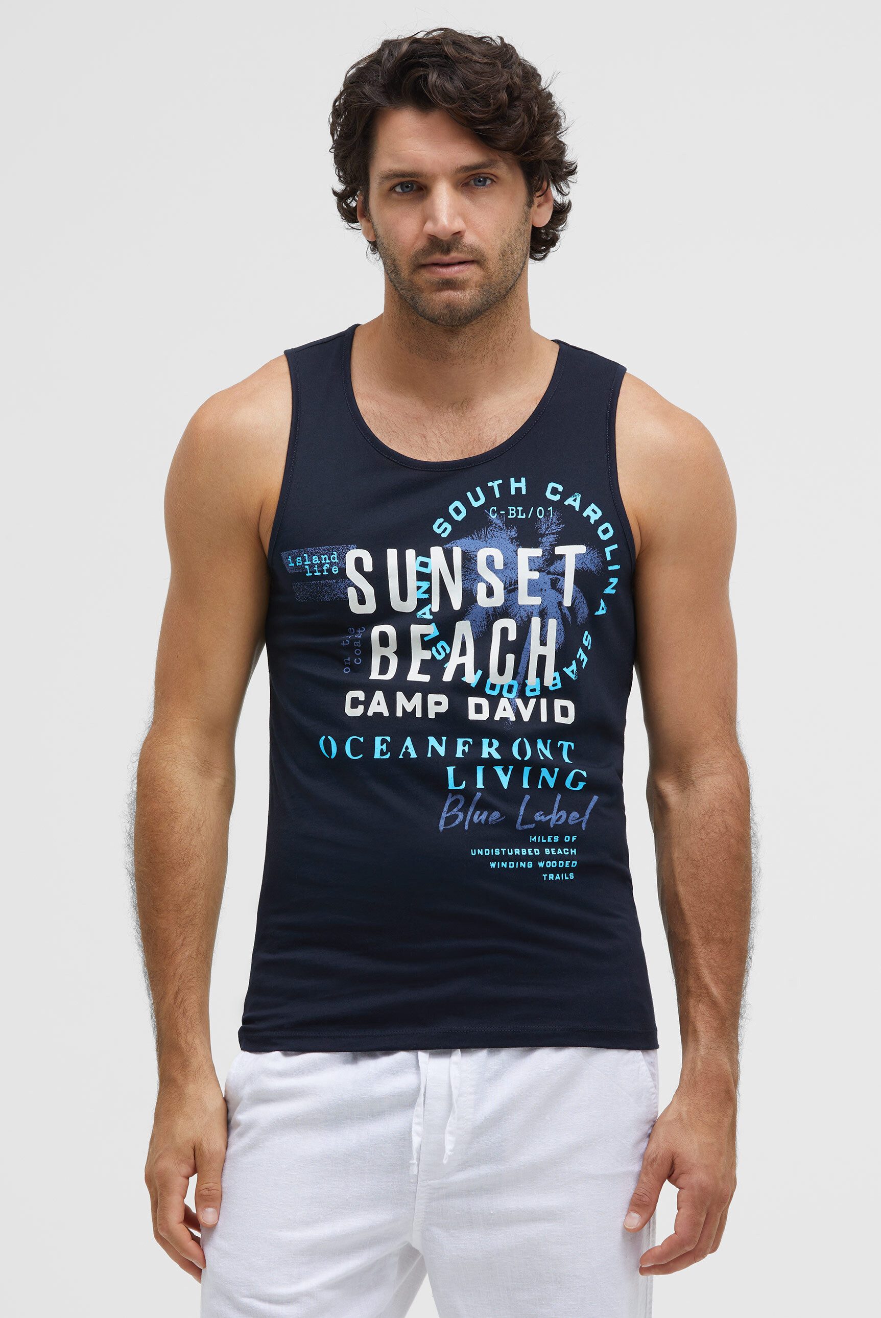 CAMP DAVID Tanktop aus Baumwolle