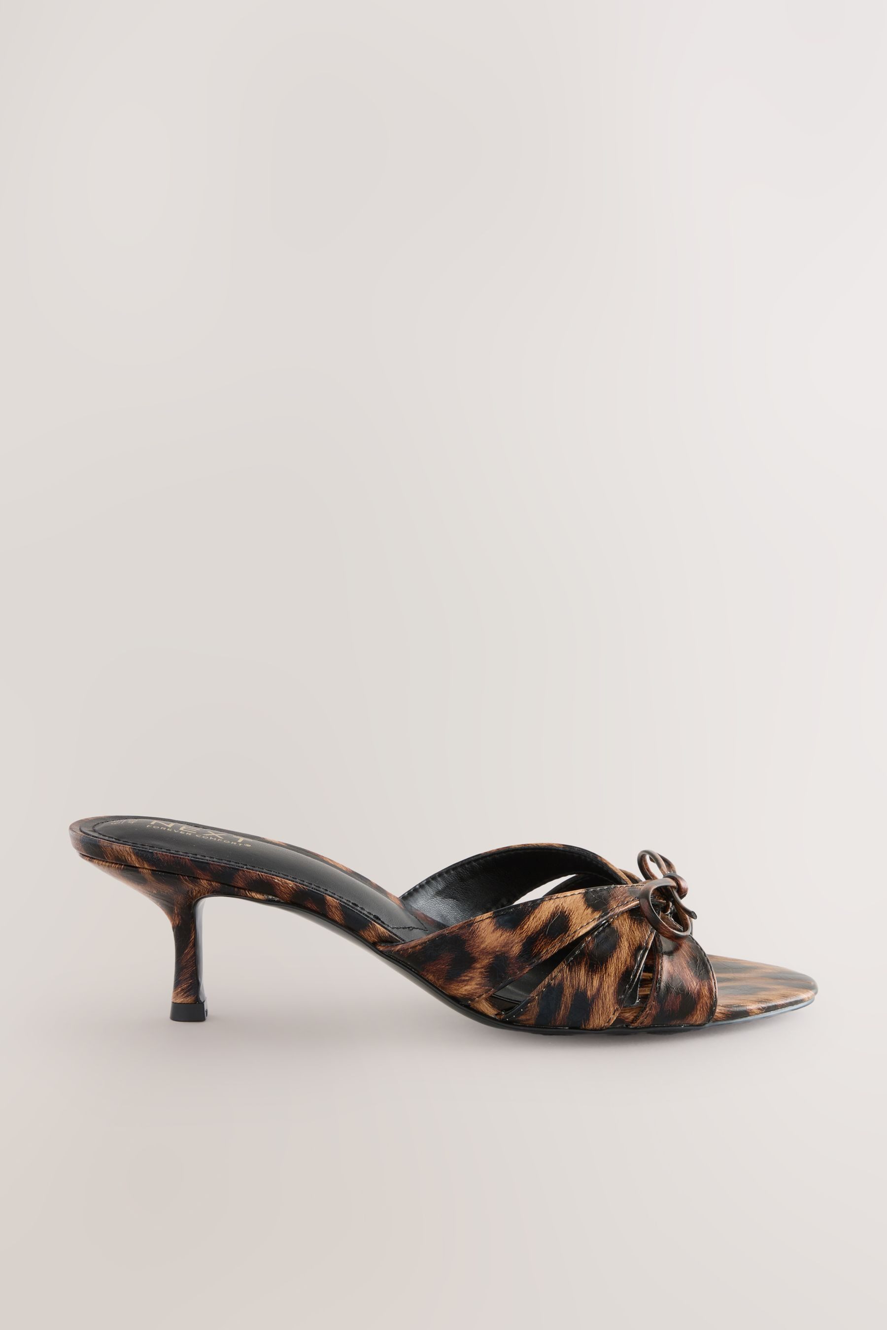 Next Forever Comfort® Pantoletten mit Schleife + Cutout Pantolette (1-tlg) günstig online kaufen