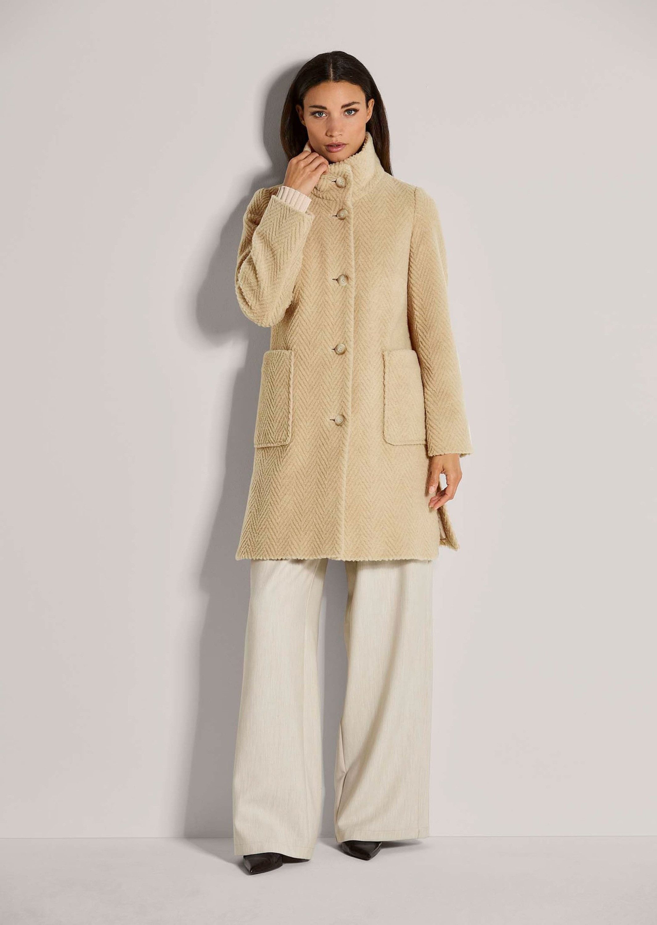 MADELEINE Kurzmantel Leicht gefütterter Einreiher mit Vintage-Note Leicht g günstig online kaufen