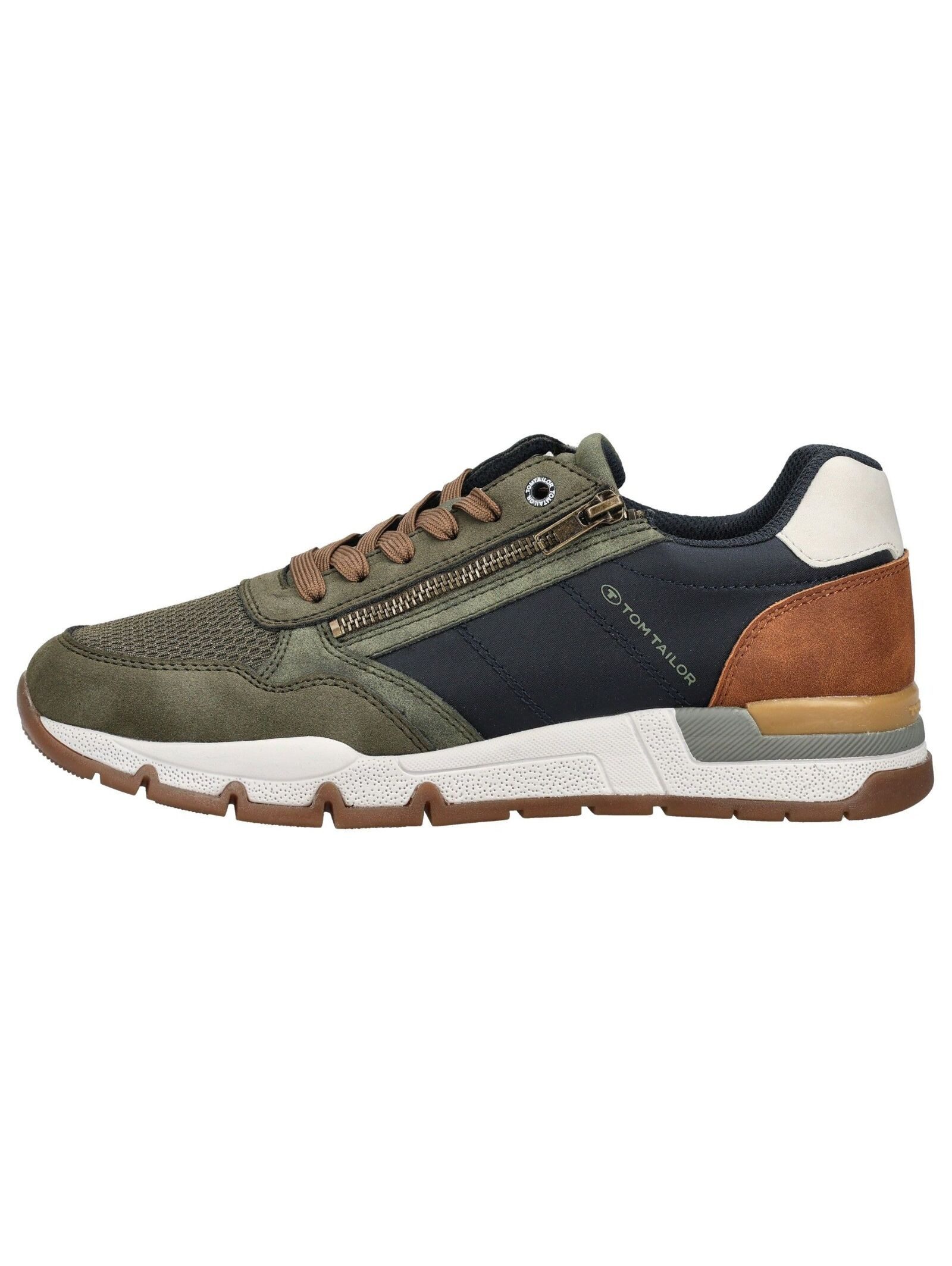 TOM TAILOR Sneaker Lederimitat/Textil . Sneaker (1-tlg)