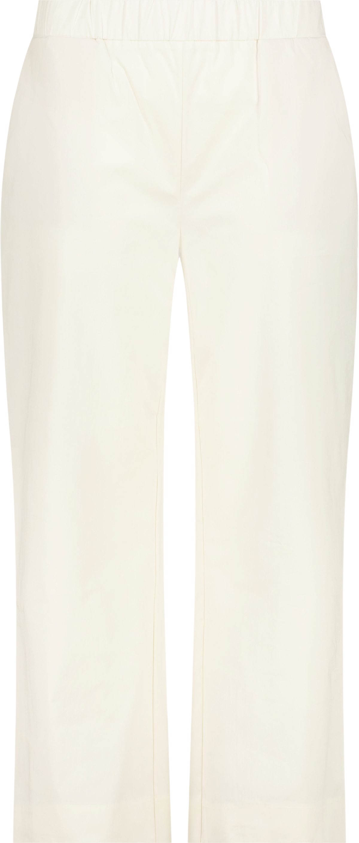 Monari Stoffhose weiß,Casual,Baumwolle,Unifarben,Wide Leg,Mittel
