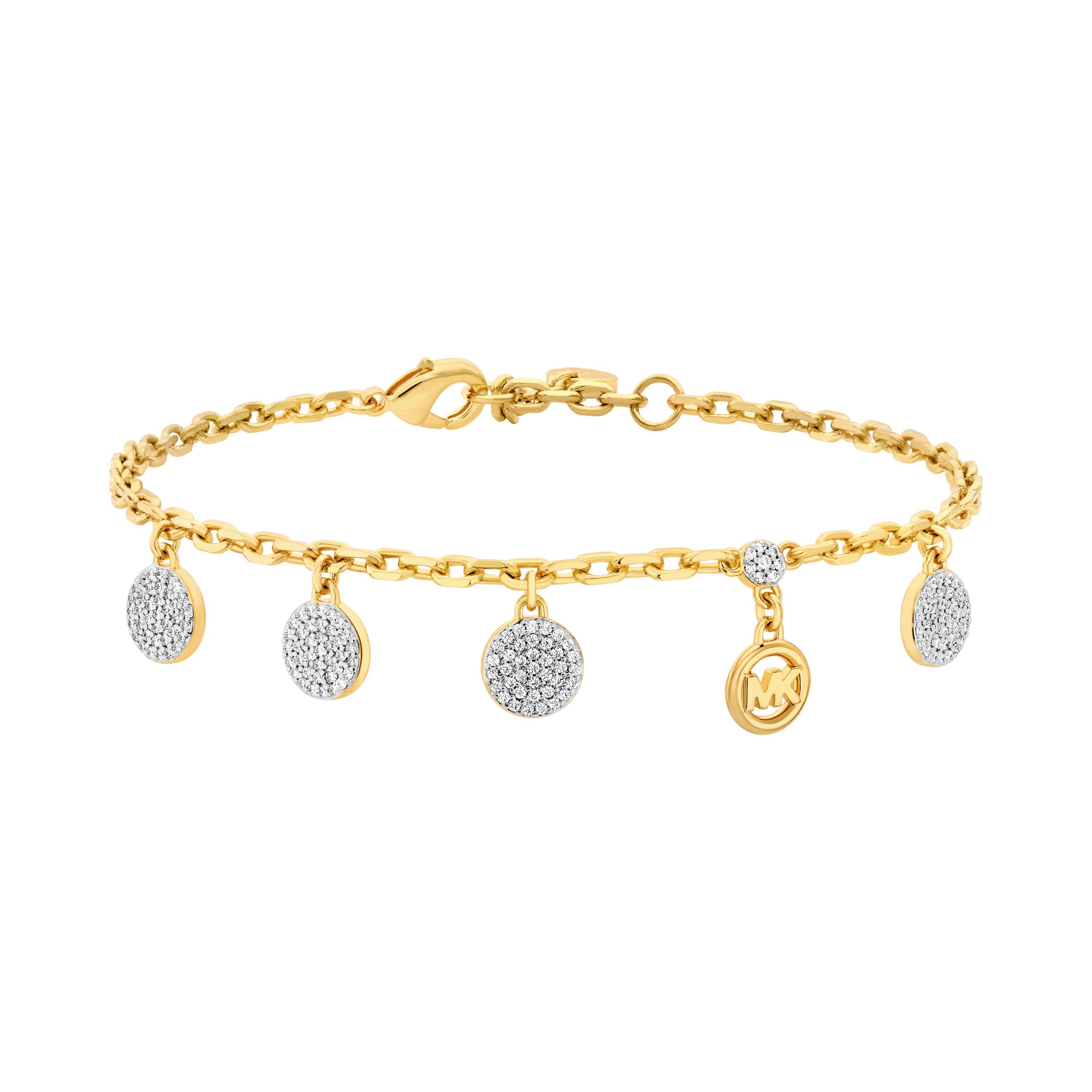 MICHAEL KORS Armband Schmuck Geschenk Metall Armschmuck Armkette Premium, mit Zirkonia (synth)