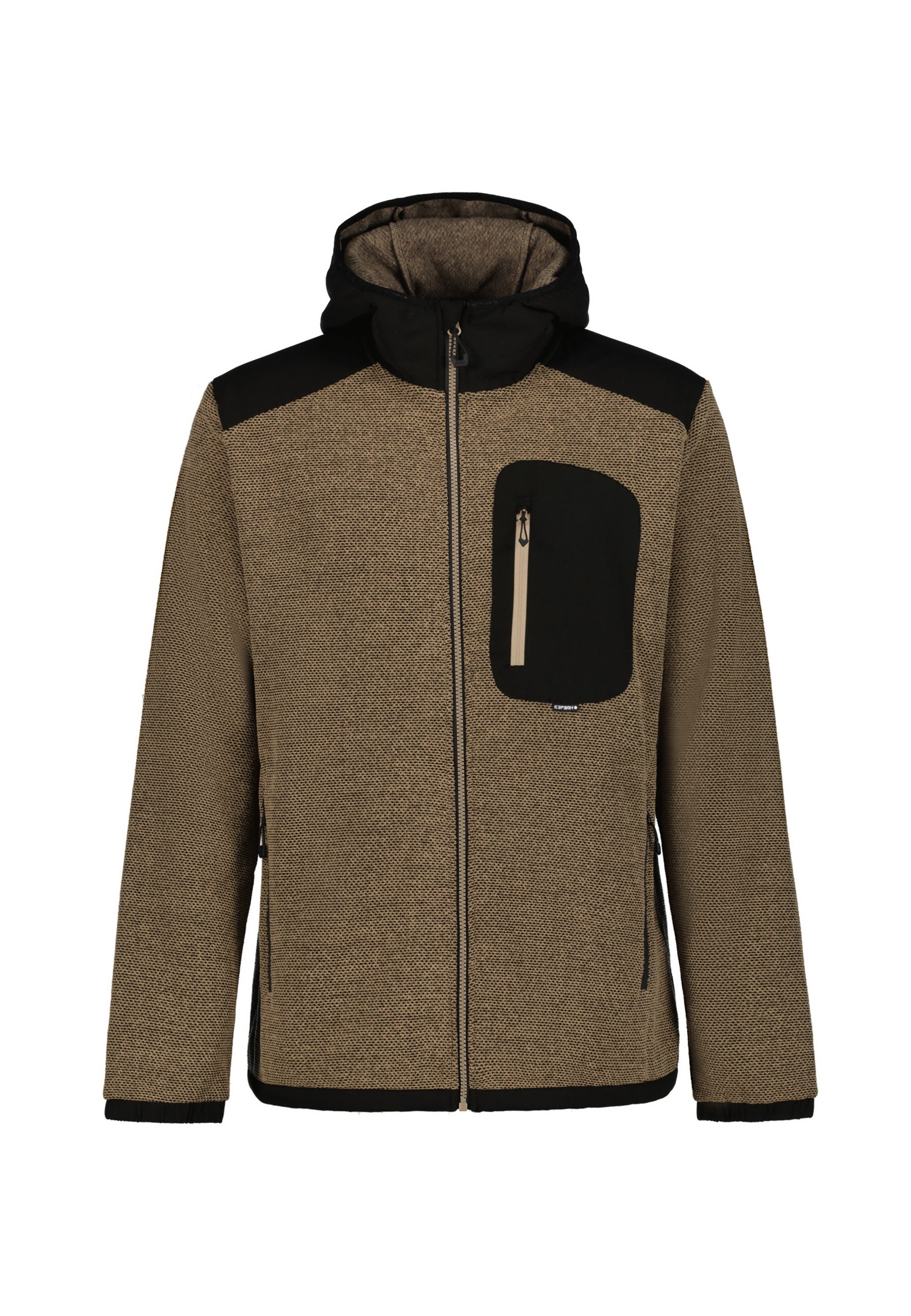 Icepeak Winterjacke Fleecejacke m. Kapuze Broome