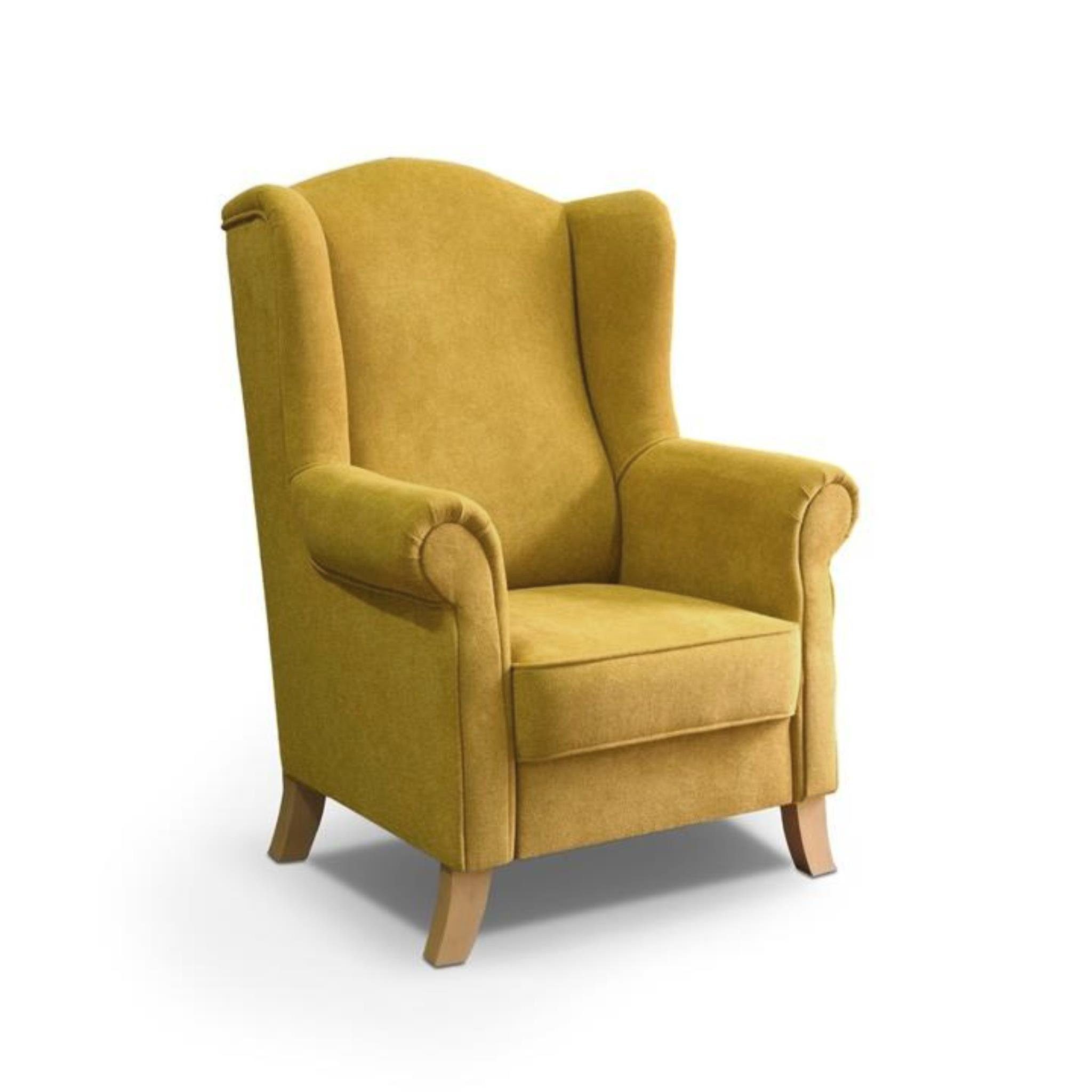 Beautysofa Ohrensessel Sessel Wohnzimmersessel Fernsehsessel LEONARDO günstig online kaufen