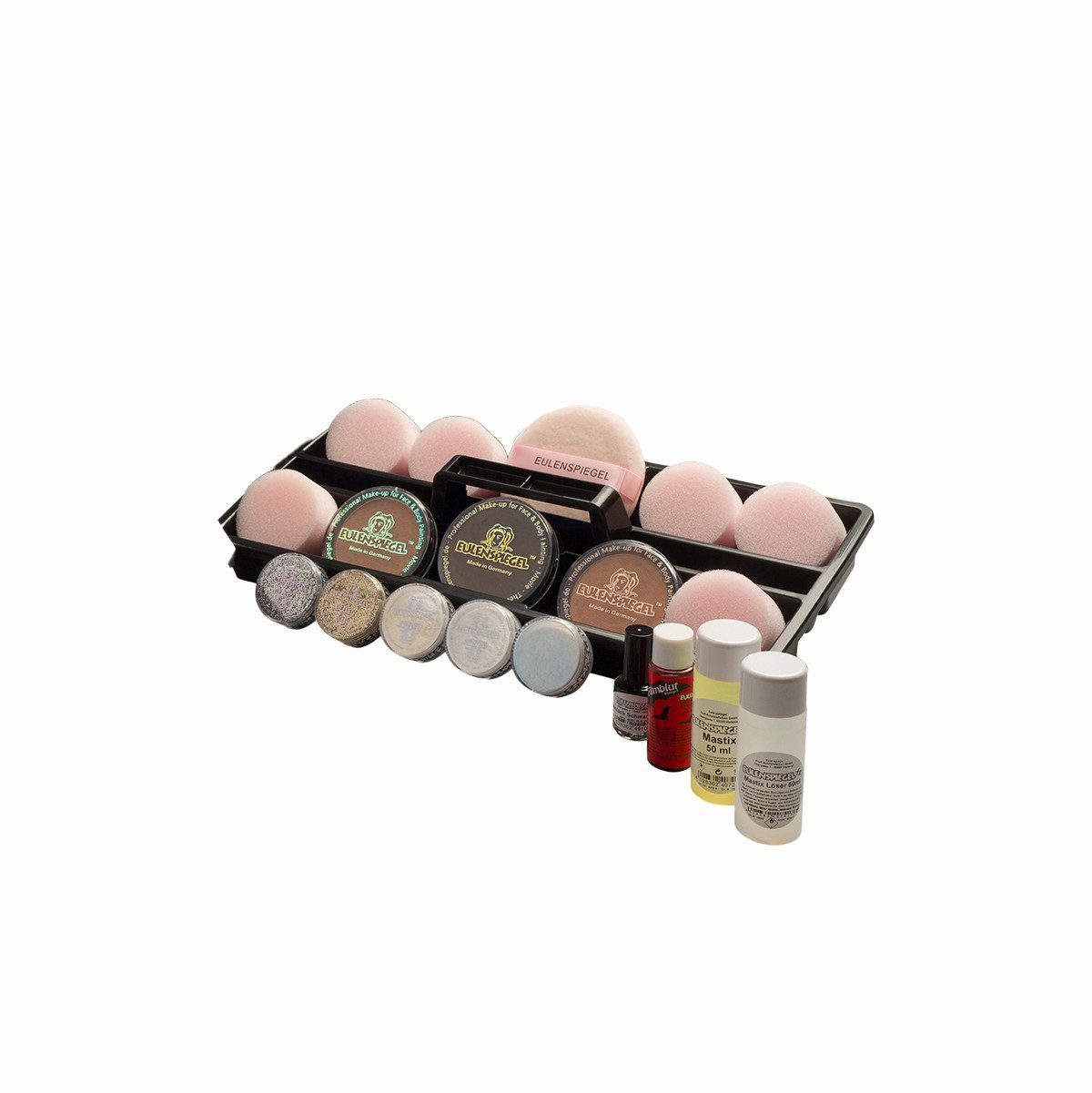 Eulenspiegel Schmink-Koffer Eulenspiegel Theater Schminkkoffer Make-up Set, 1-tlg., Qualitätsprodukt 'Made in Germany', dermatologisch getestet