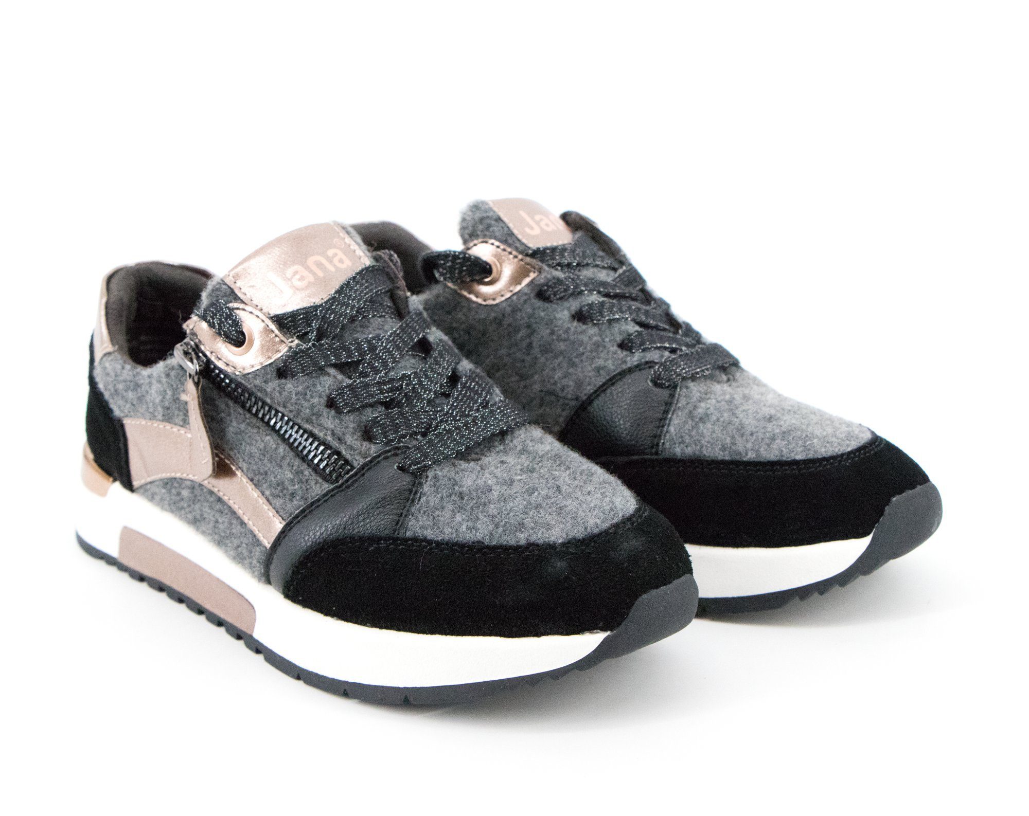 Jana Jana Damen Кроссовки Filz black - 8-23710-27-001 Кроссовки