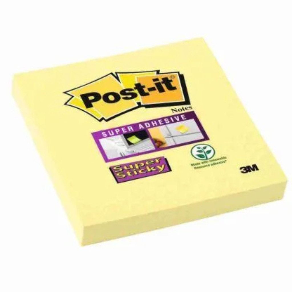 Haftnotizblock Post-it® Super Sticky Notes Haftnotizen extrastark