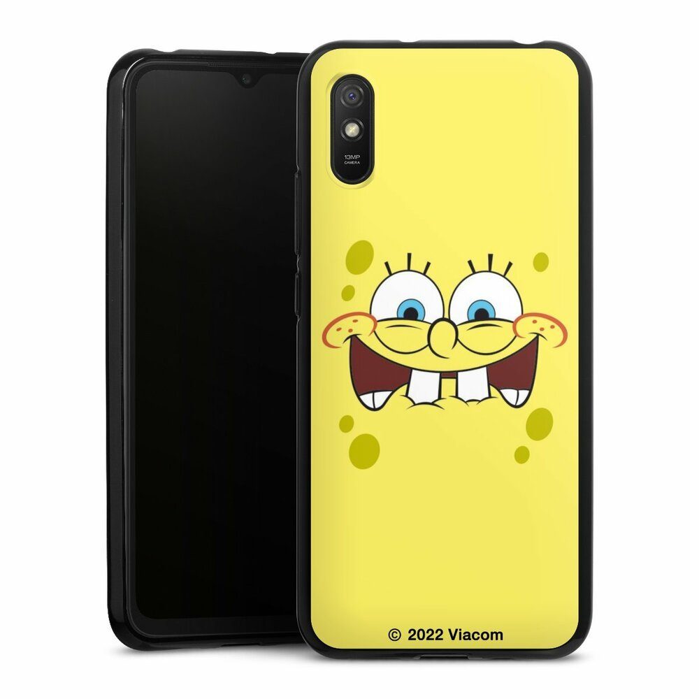 DeinDesign Handyhülle Spongebob Schwammkopf Offizielles Lizenzprodukt Kindheit, Xiaomi Redmi 9A Silikon Hülle Bumper Case Handy Schutzhülle