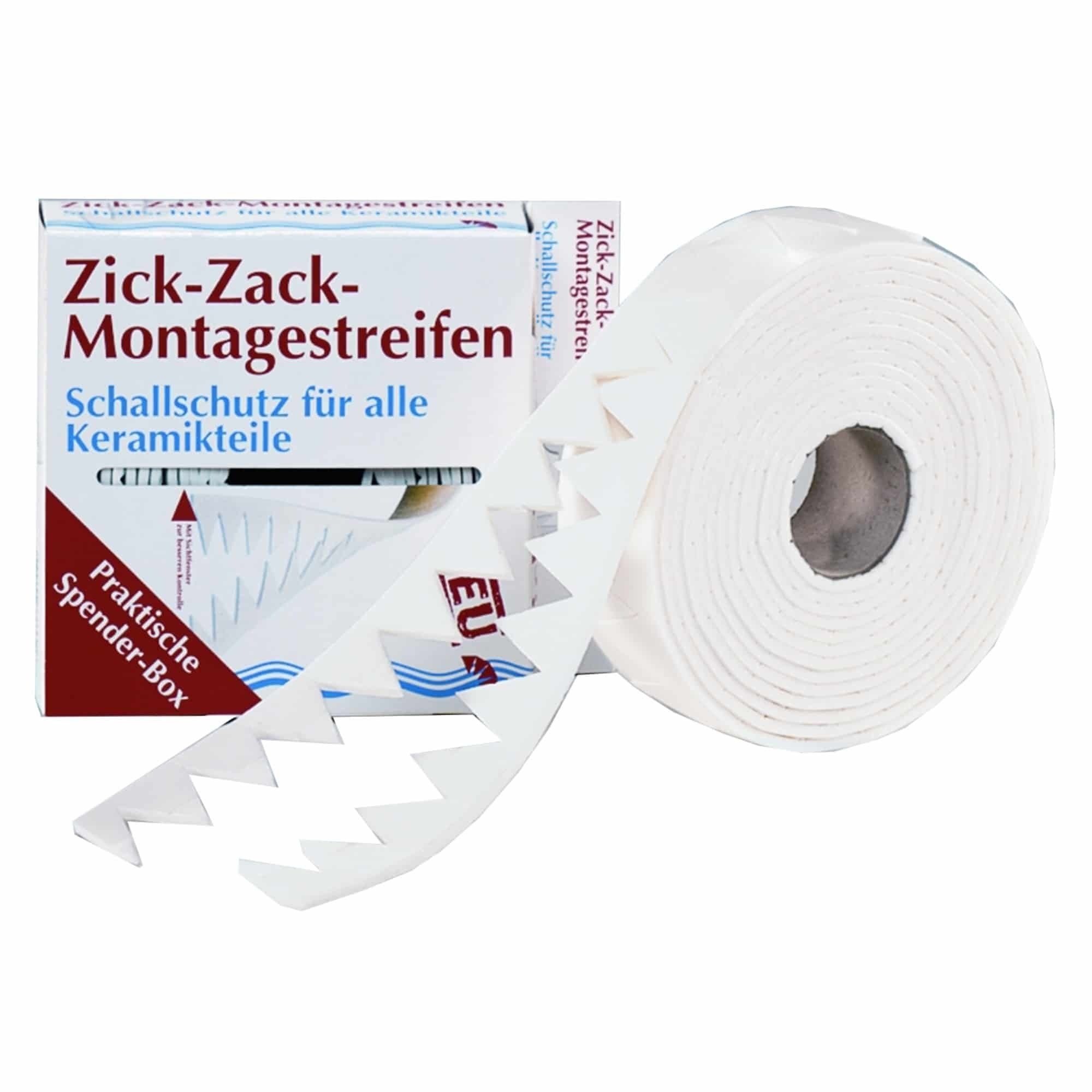 Ulith Montageband, WBV Zick Zack Montageprofil 3 mm x 36 mm x 4,5 m