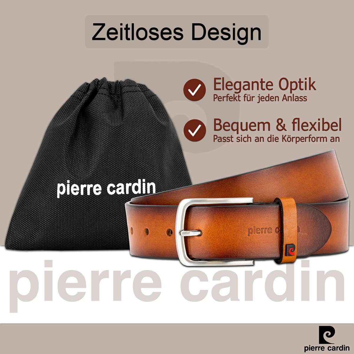 Pierre Cardin Ledergürtel