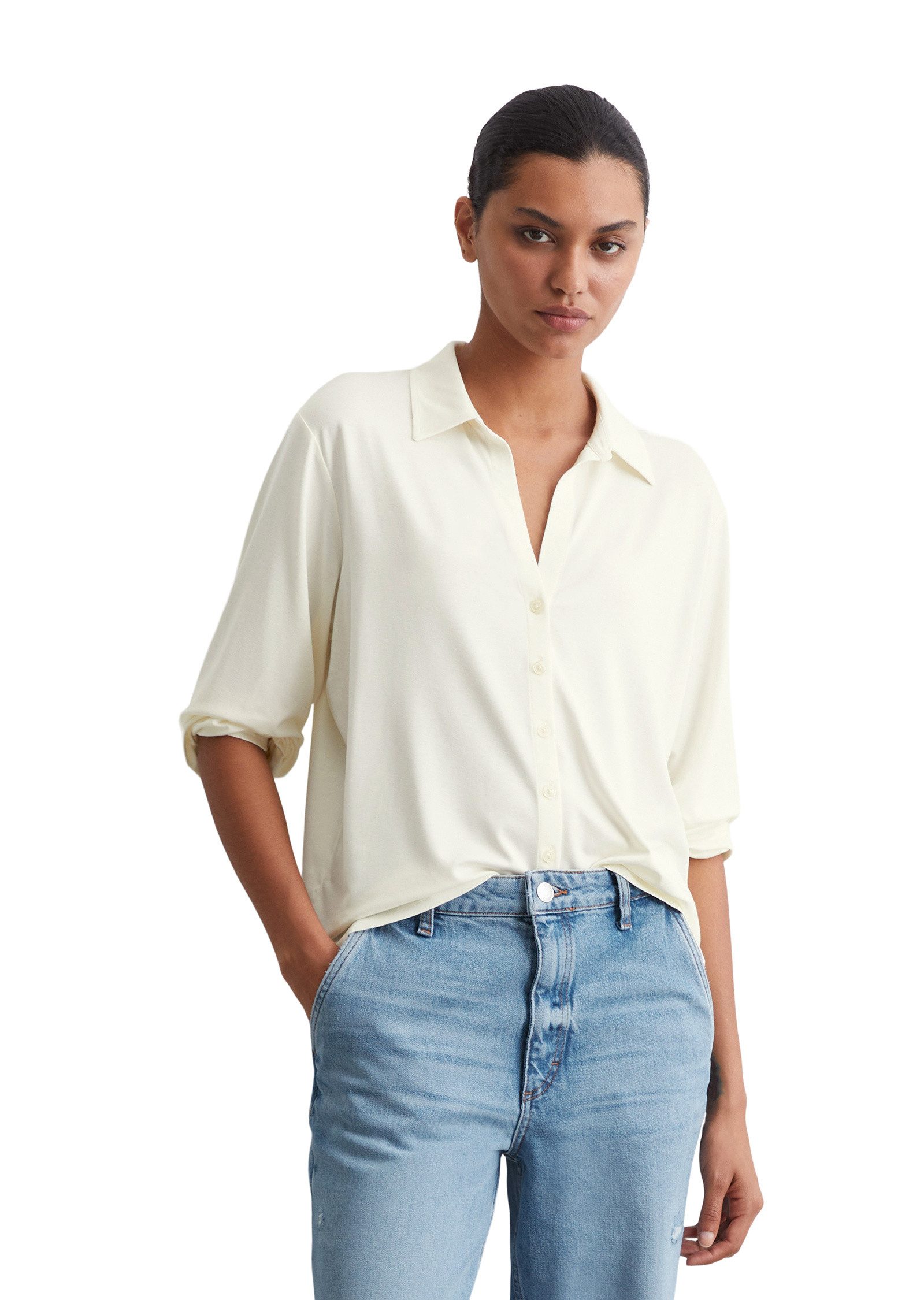 Blusenshirt aus LENZING™ ECOVERO™