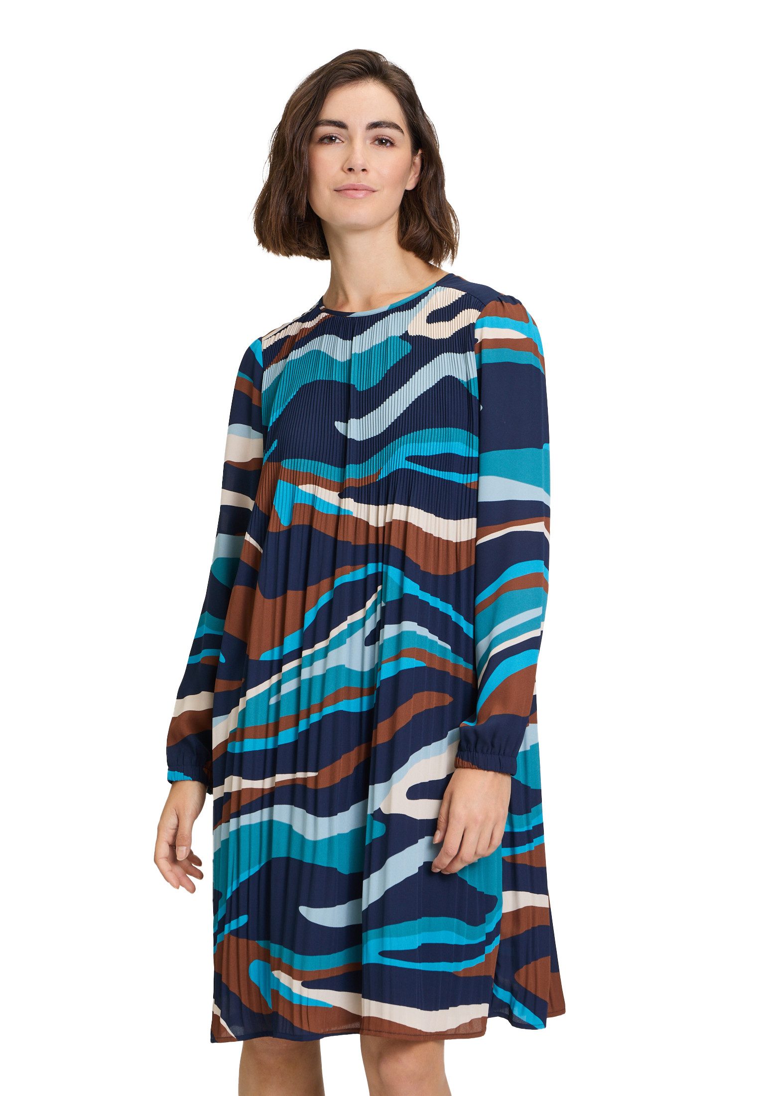 Plisseekleid Betty Barclay Damen Plisseekleid langarm