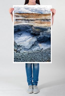 Sinus Art Poster Vulkanlandschaft Namafjal Island 60x90cm Poster
