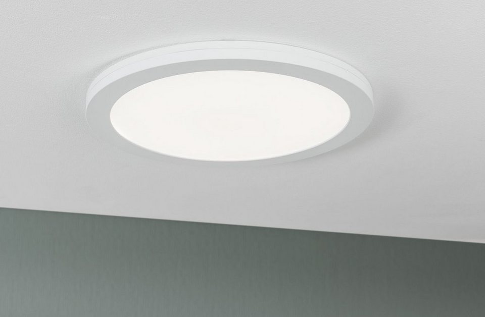 Paulmann LED Einbauleuchte Cover-it, LED fest integriert, Neutralweiß, LED-Modul,  Einbau-Deckenlicht mit besonders flacher Bauweise