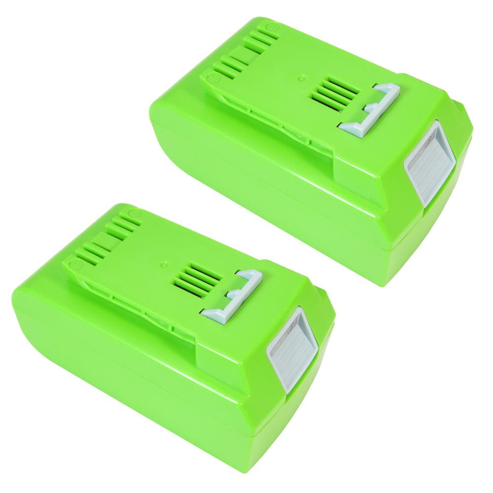 Trade-Shop 2x Akku passend für Stiga SMT 24 AE SBT 2024 AE, SBT 4024 AE Akku Li-Ion 4000 mAh (24 V)