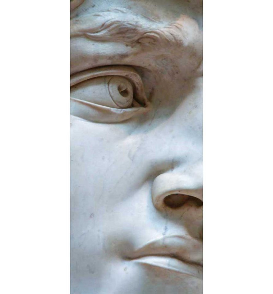 Thumbnail - MyMaxxi Dekorationsfolie Türtapete Türposter Türfolie selbstklebend David Skulptur Türaufkleber, (Klebefolie Tür aufgero...