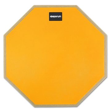 keepdrum Schlagzeug Übungspad Practice Pad Orange 12 Zoll