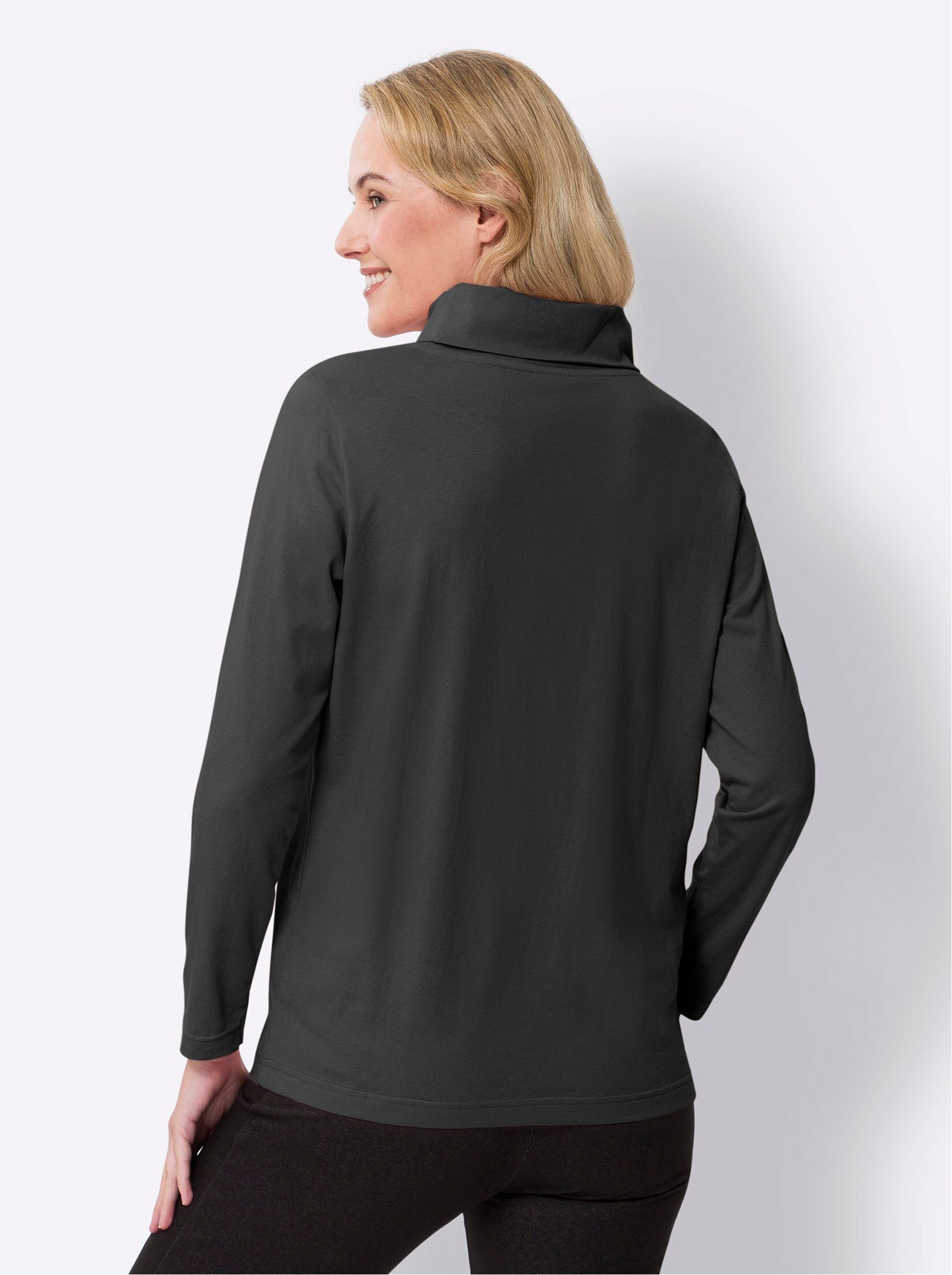 T-Shirt Rollkragenshirt
