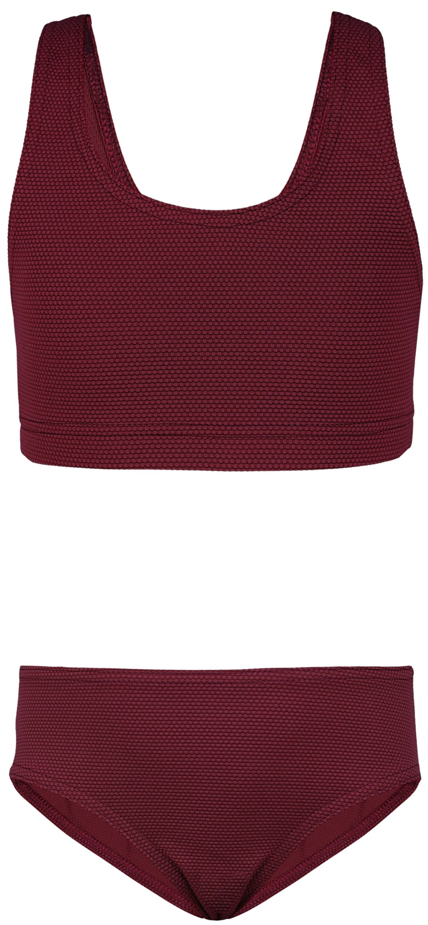 Aquarti Bustier-Bikini Aquarti Mädchen Sport Bikini Racerback Bustier & Bikinislip