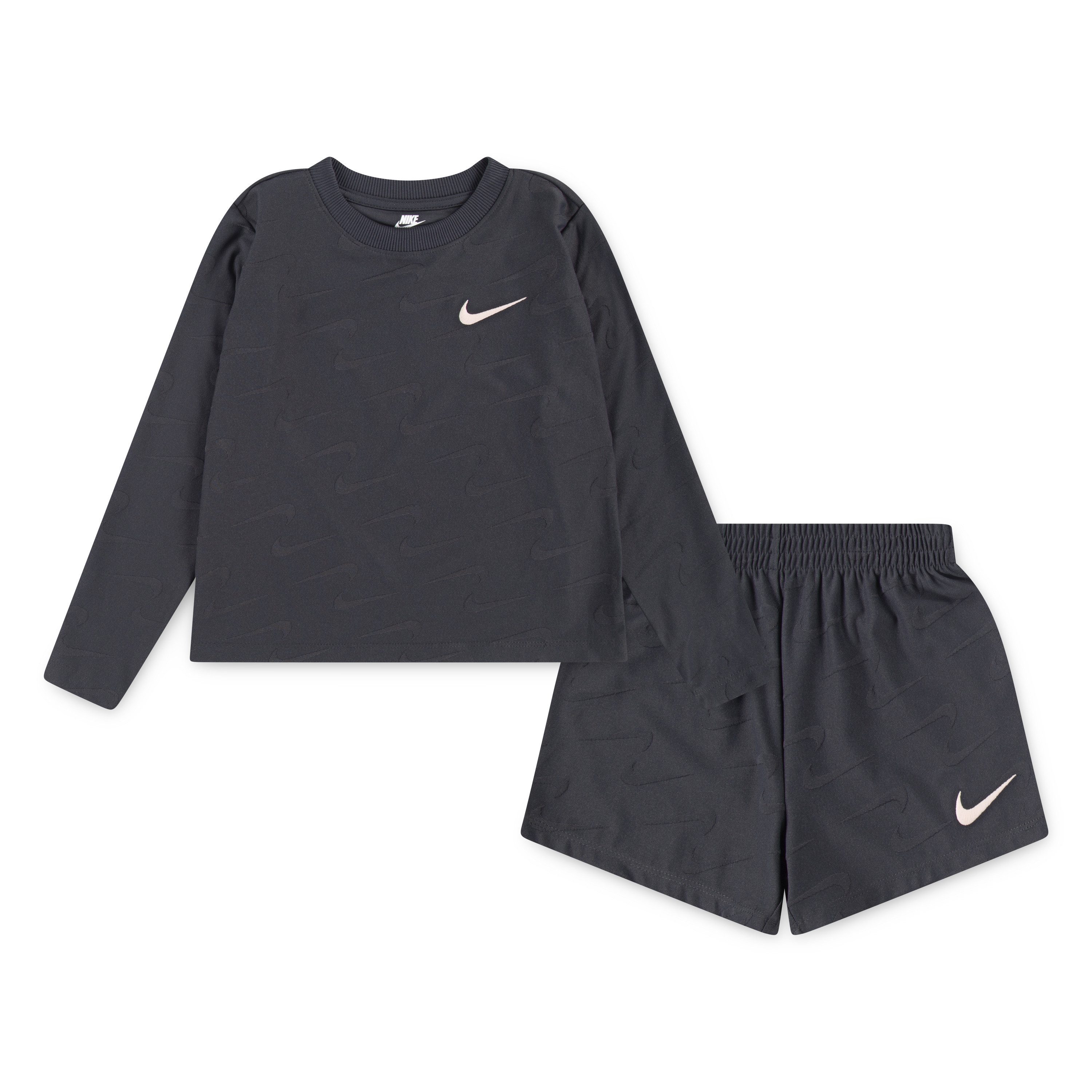 Nike Sportswear Langarmshirt & Hose für Kinder, praktisches Set aus Langarmshirt und Hose