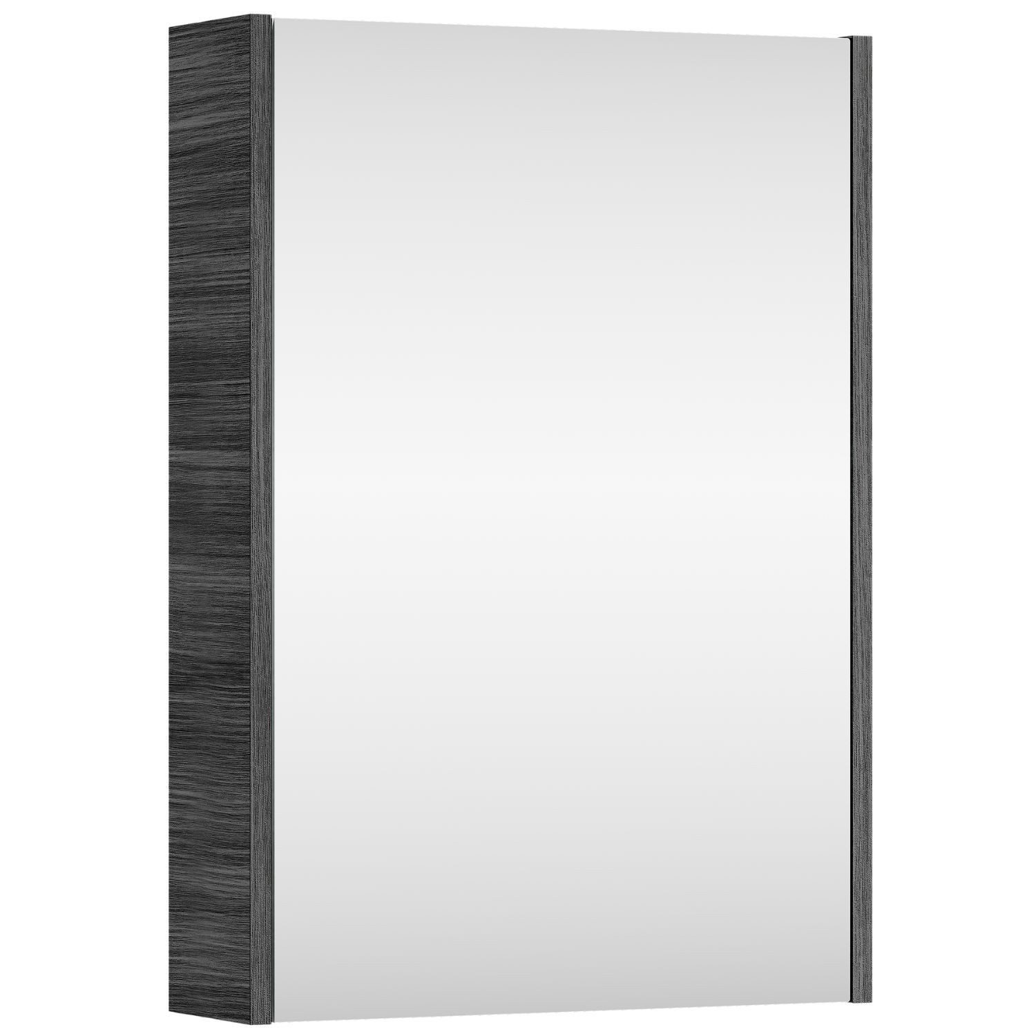 Planetmöbel Badezimmerspiegelschrank Spiegelschrank 50cm (Anthrazit) günstig online kaufen