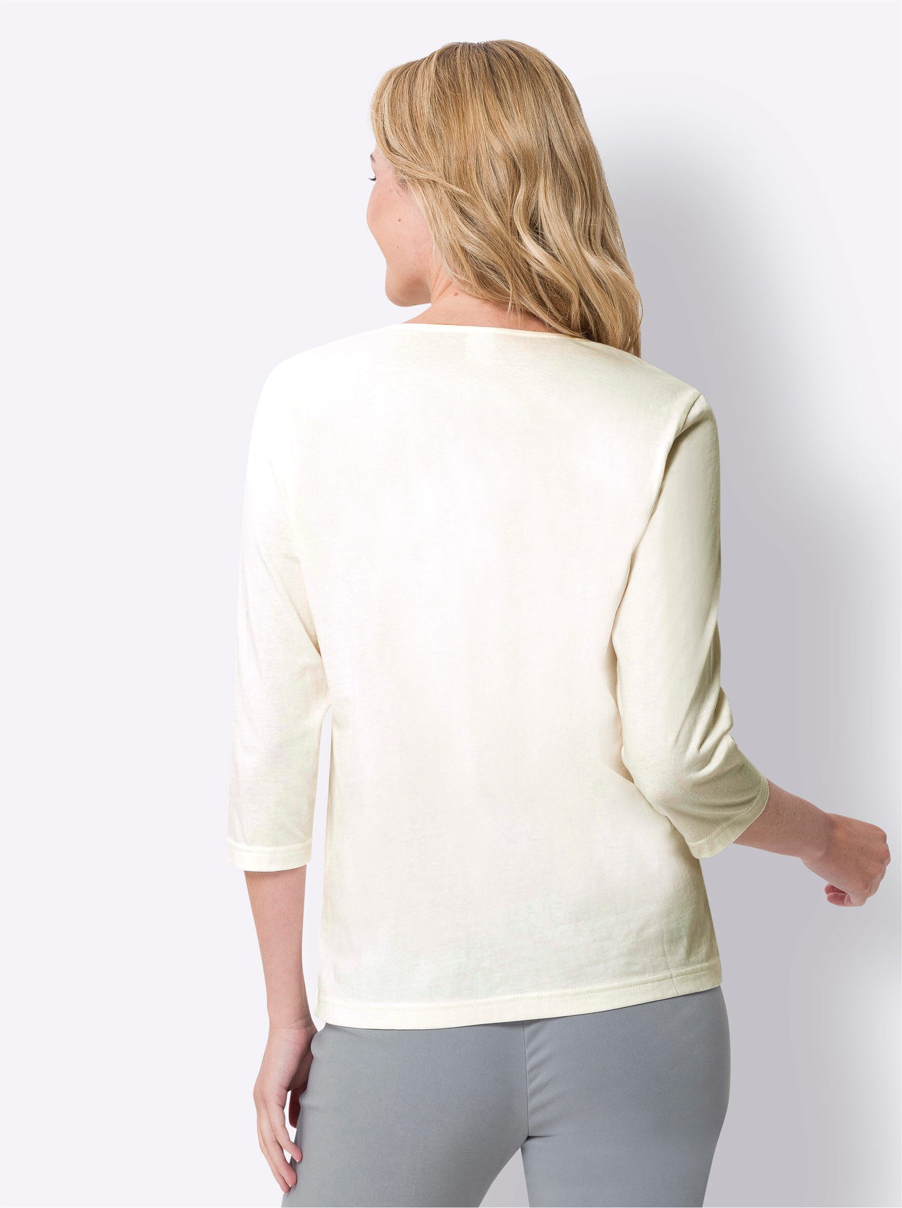 Sieh an! T-Shirt Rundhalsshirt . günstig online kaufen