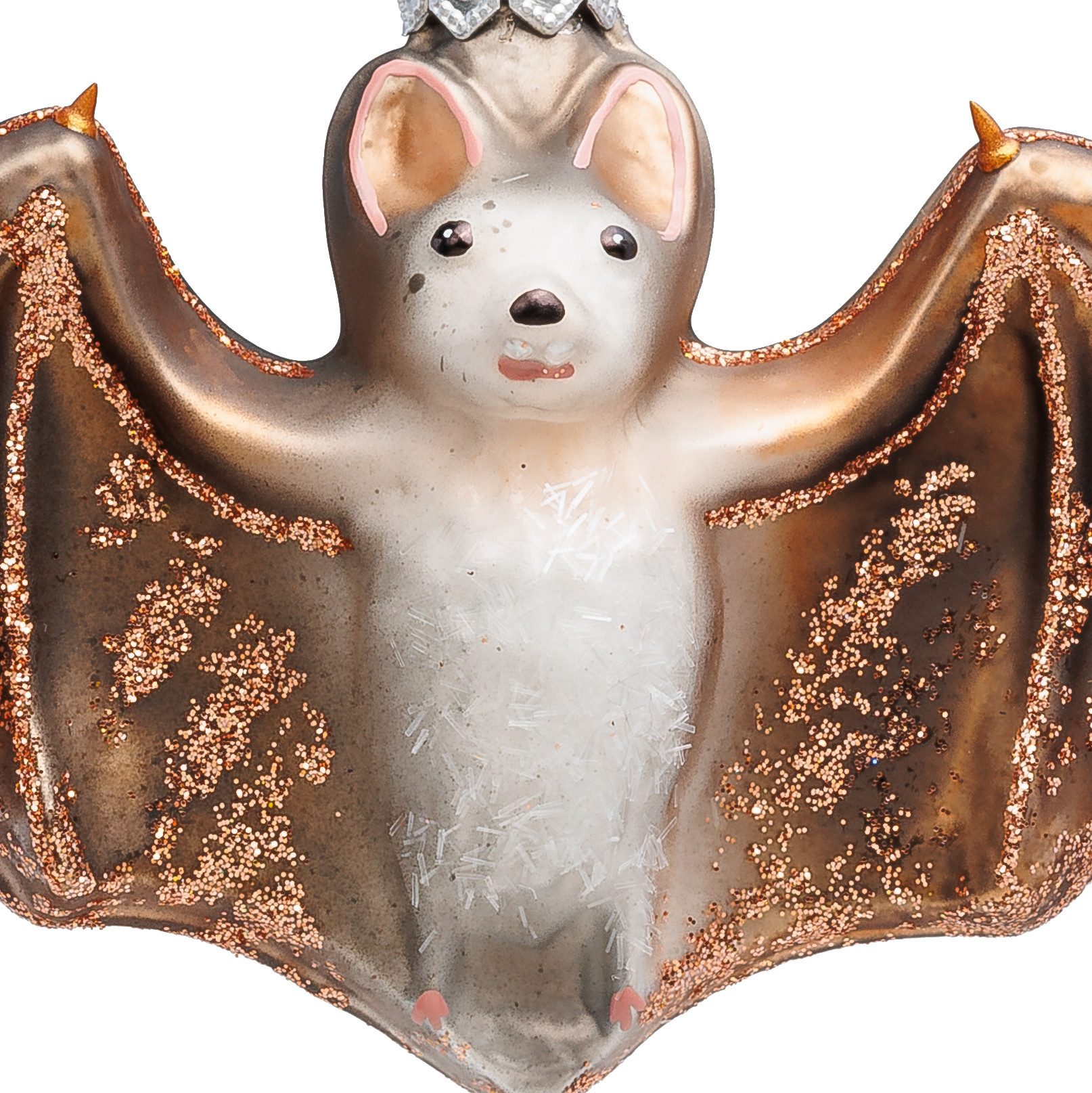 SIKORA Weihnachtsbaumkugel Fledermaus Besondere Weihnachtskugel Glas Figur Anhänger - BS782, Christbaumschmuck - Traditionell, authentisch & außergewöhnlich – Bild 4 von 4